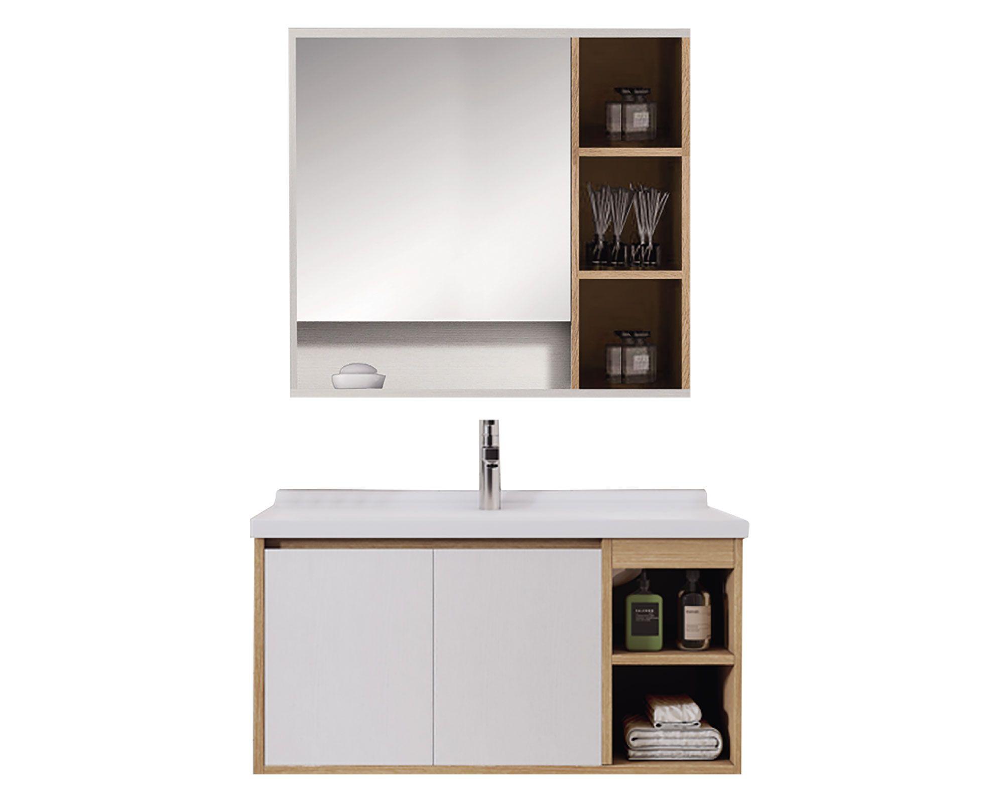 Mueble vanitorio + espejo Gitta Vessanti-0