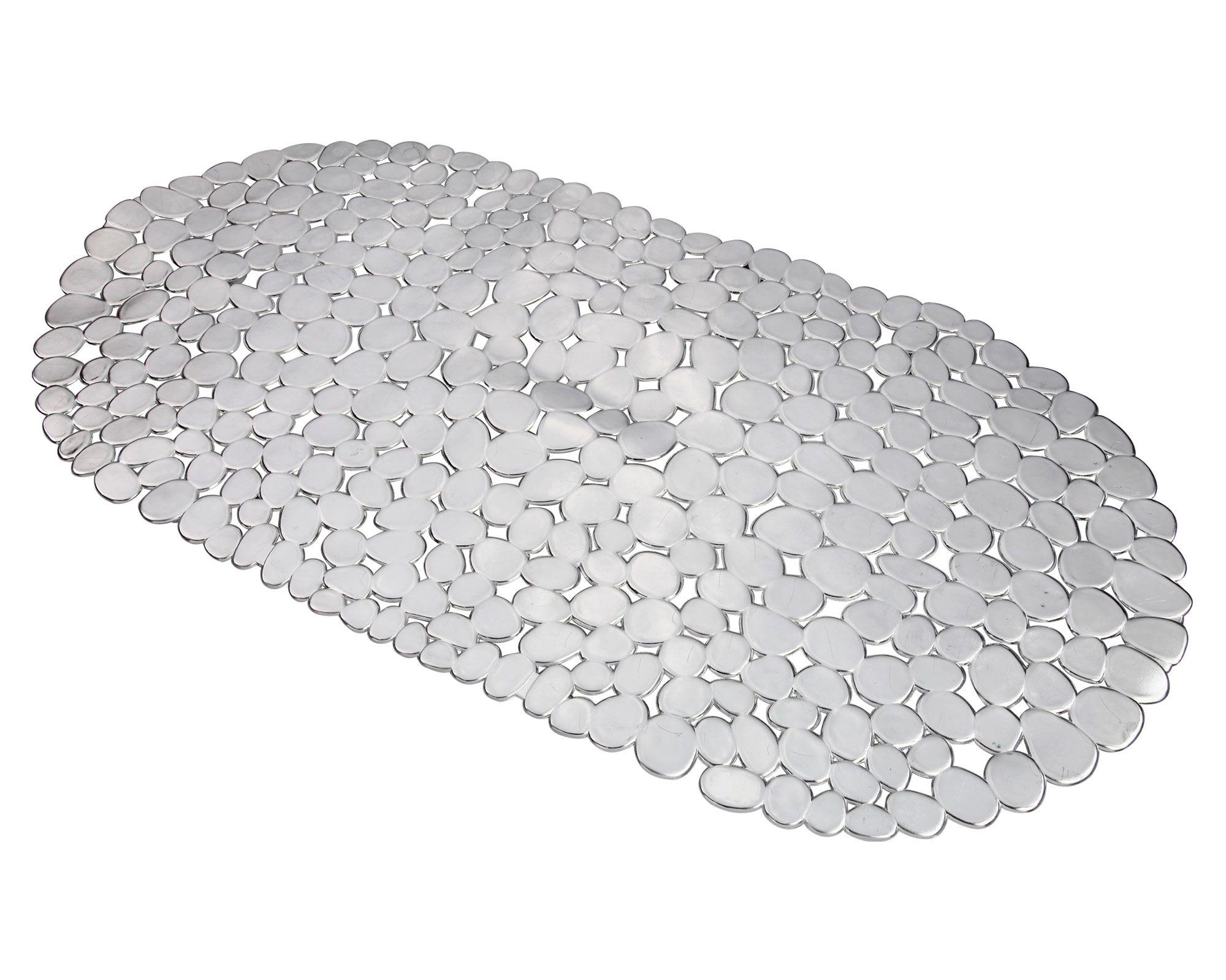 Piso ducha 34x67 cm Ovalado 2 silver Cotidiana-0