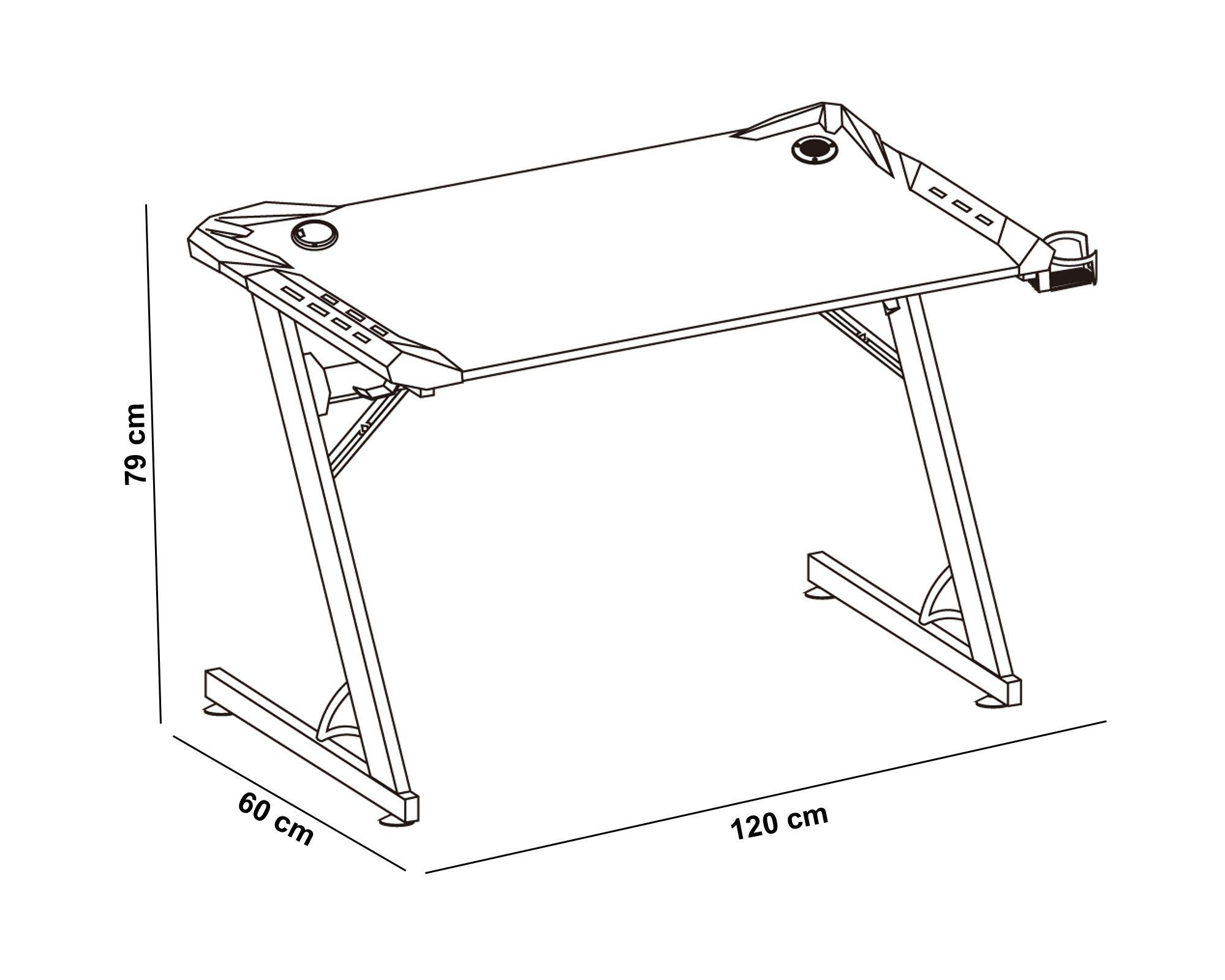 Escritorio Smart gamer negro M+Design-5