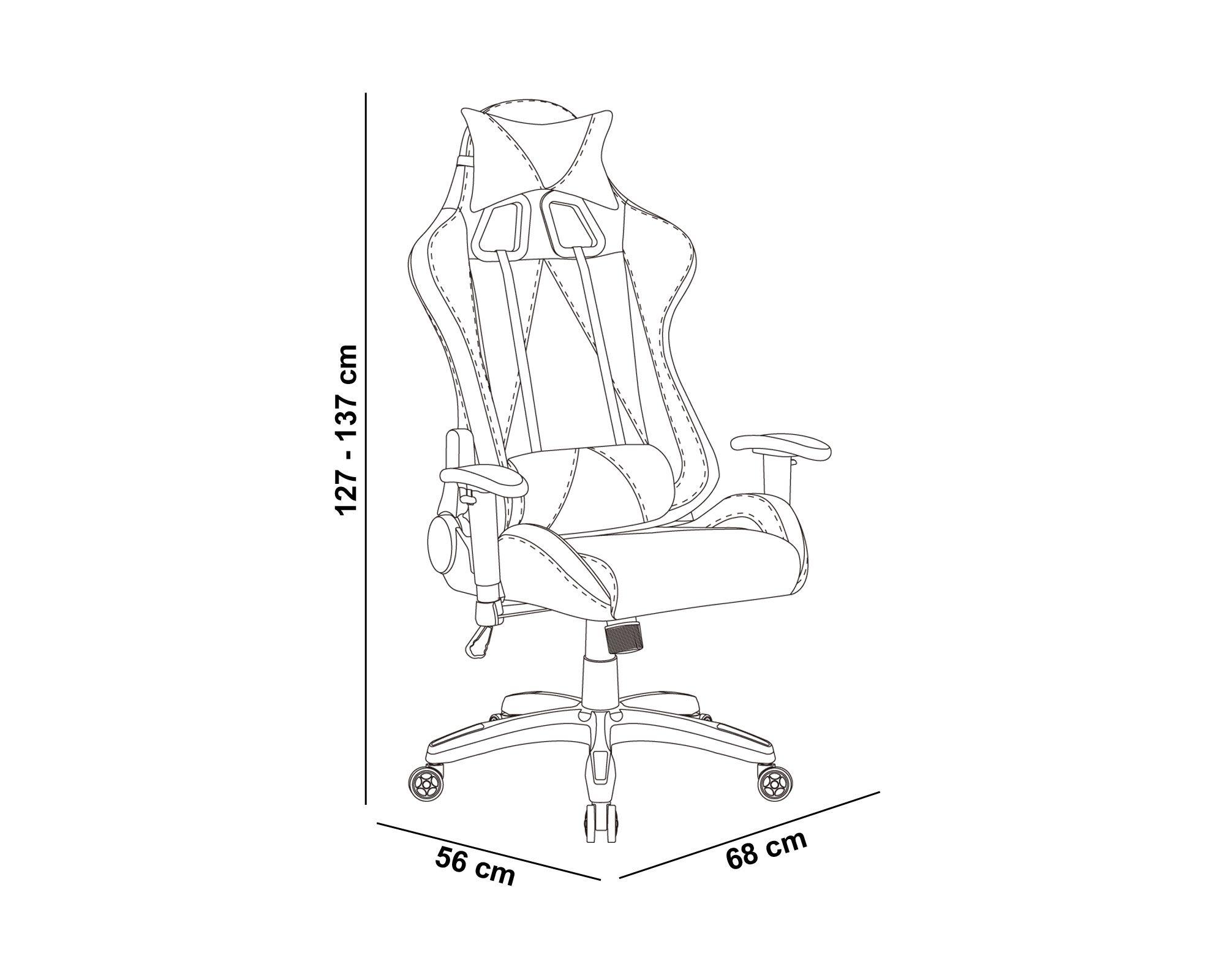 Silla gamer negro M+Design.-4