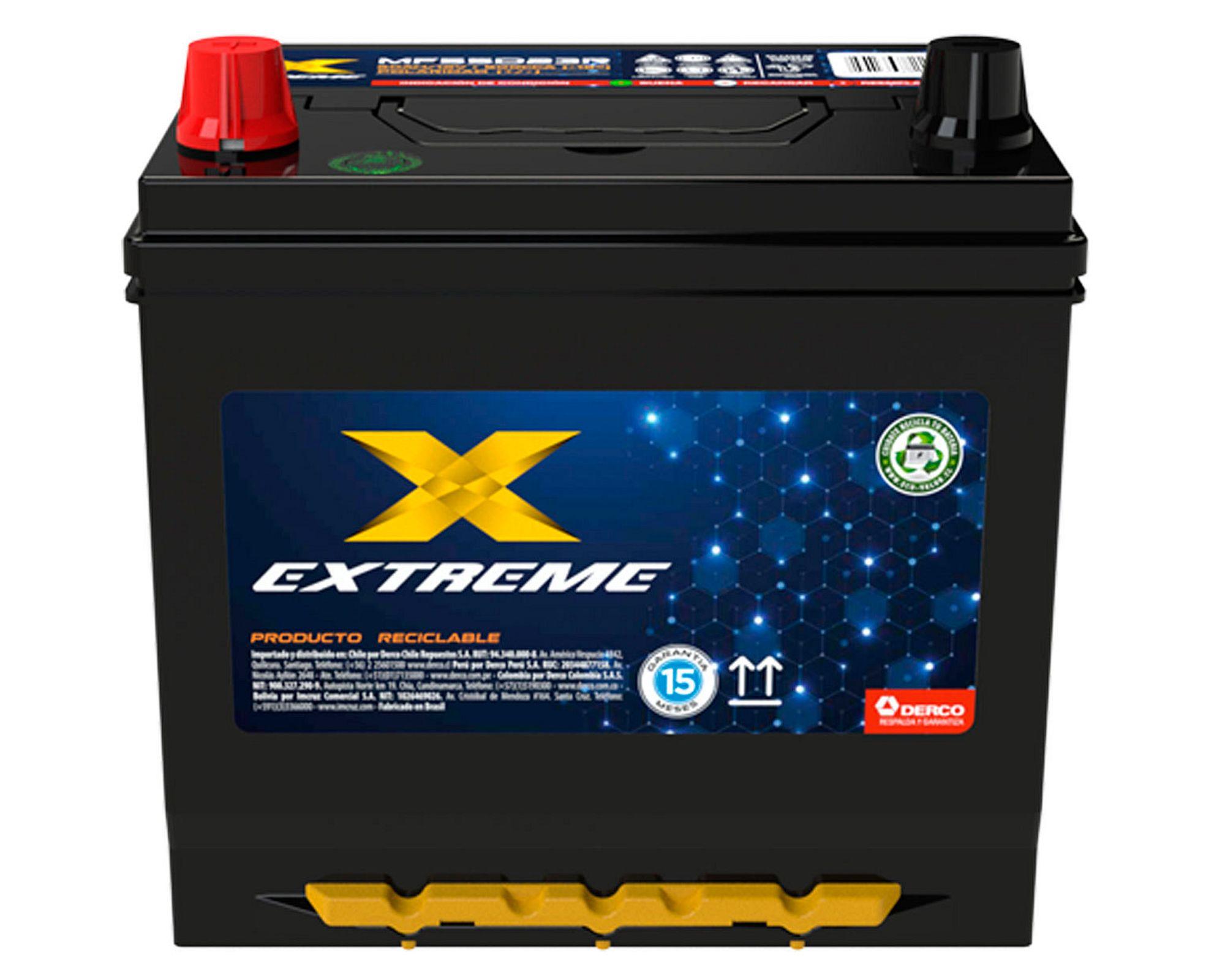 Batería 60AH 500CCA izquierdo MF55D23R Extreme.-0