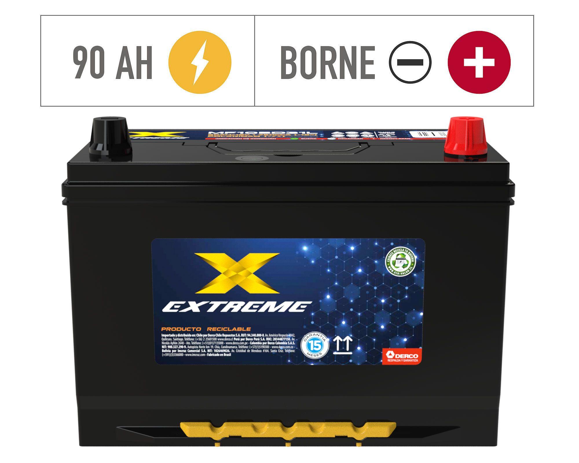 Batería 90AH 750CCA izquierdo MF105D31L Extreme.-1