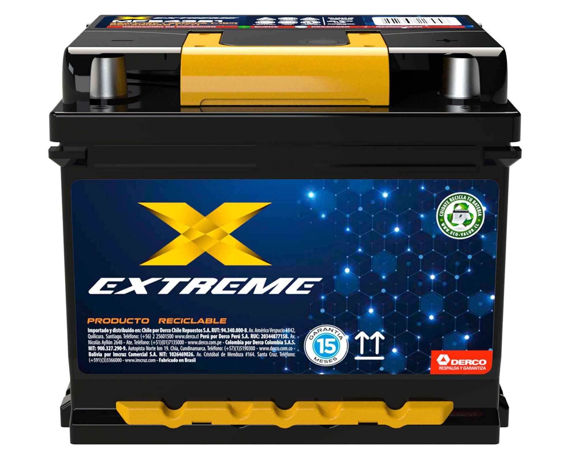 Batería 45AH 380CCA derecho MF54321 Extreme.-4