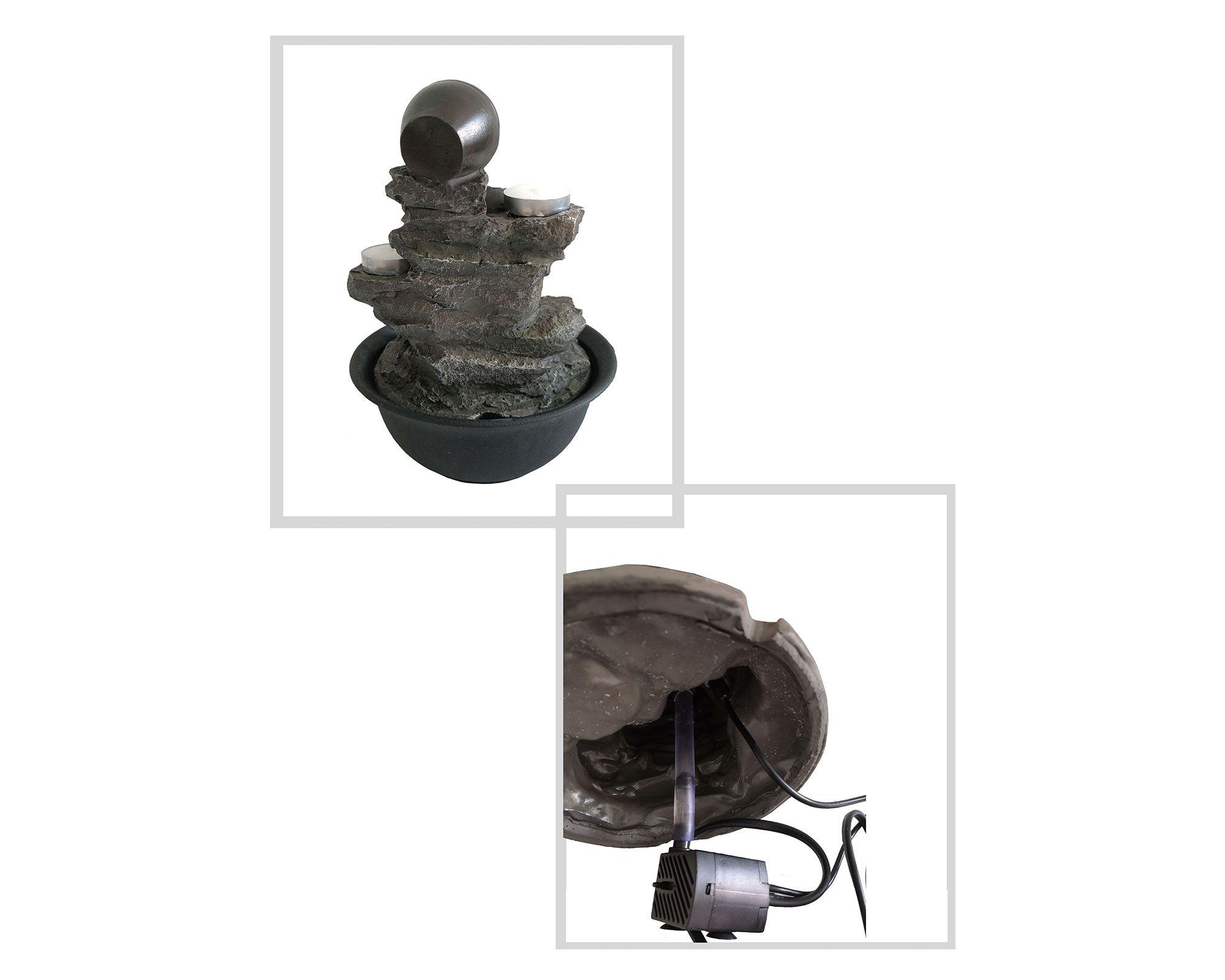 Fuente agua Cantaros LED Outzen-3