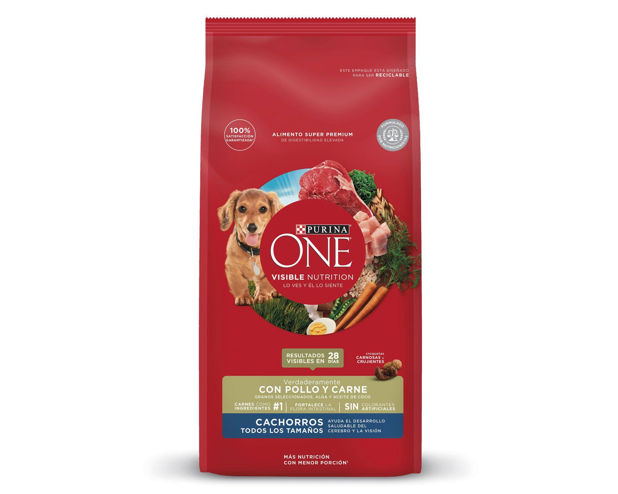 Alimento perro cachorro 6 kg pollo y carne Purina One.-1