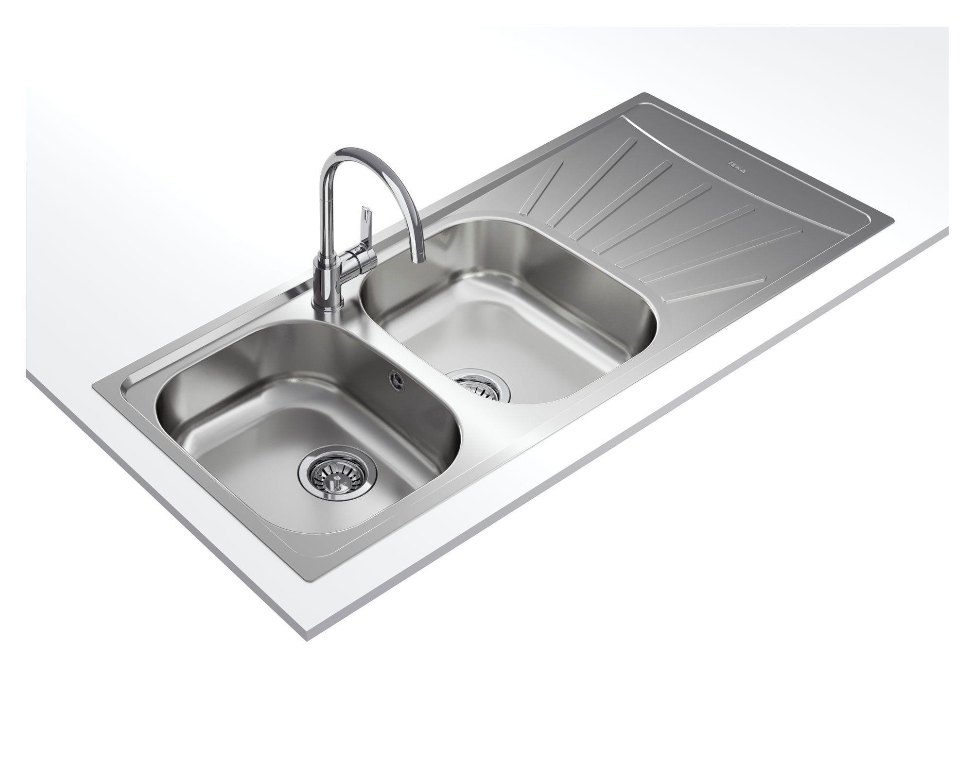 Lavaplatos Starbright 80 E-XP 2C 1E inox 16x116x50 cm-4