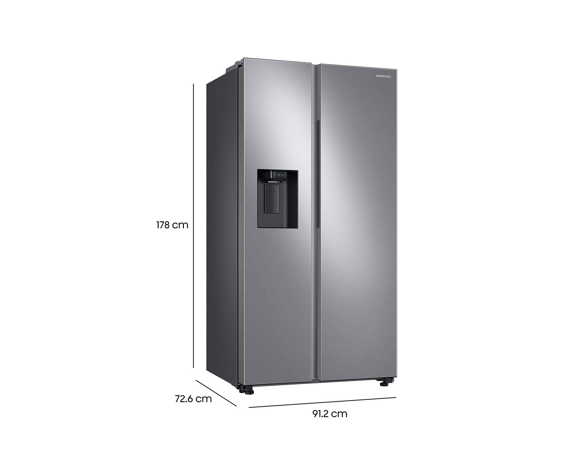 Refrigerador Side by Side Space max RS60T5200S9 628 lt gris-5