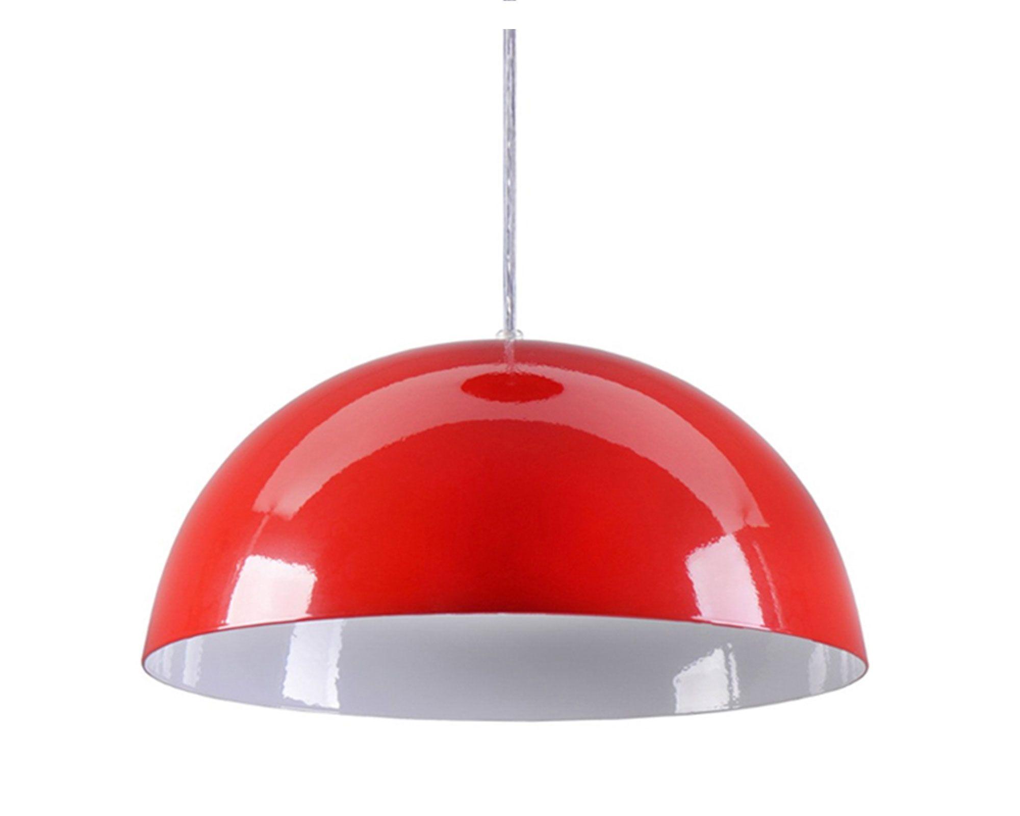 Lámpara colgar 1L E27 PLA3517 rojo Tempora-0