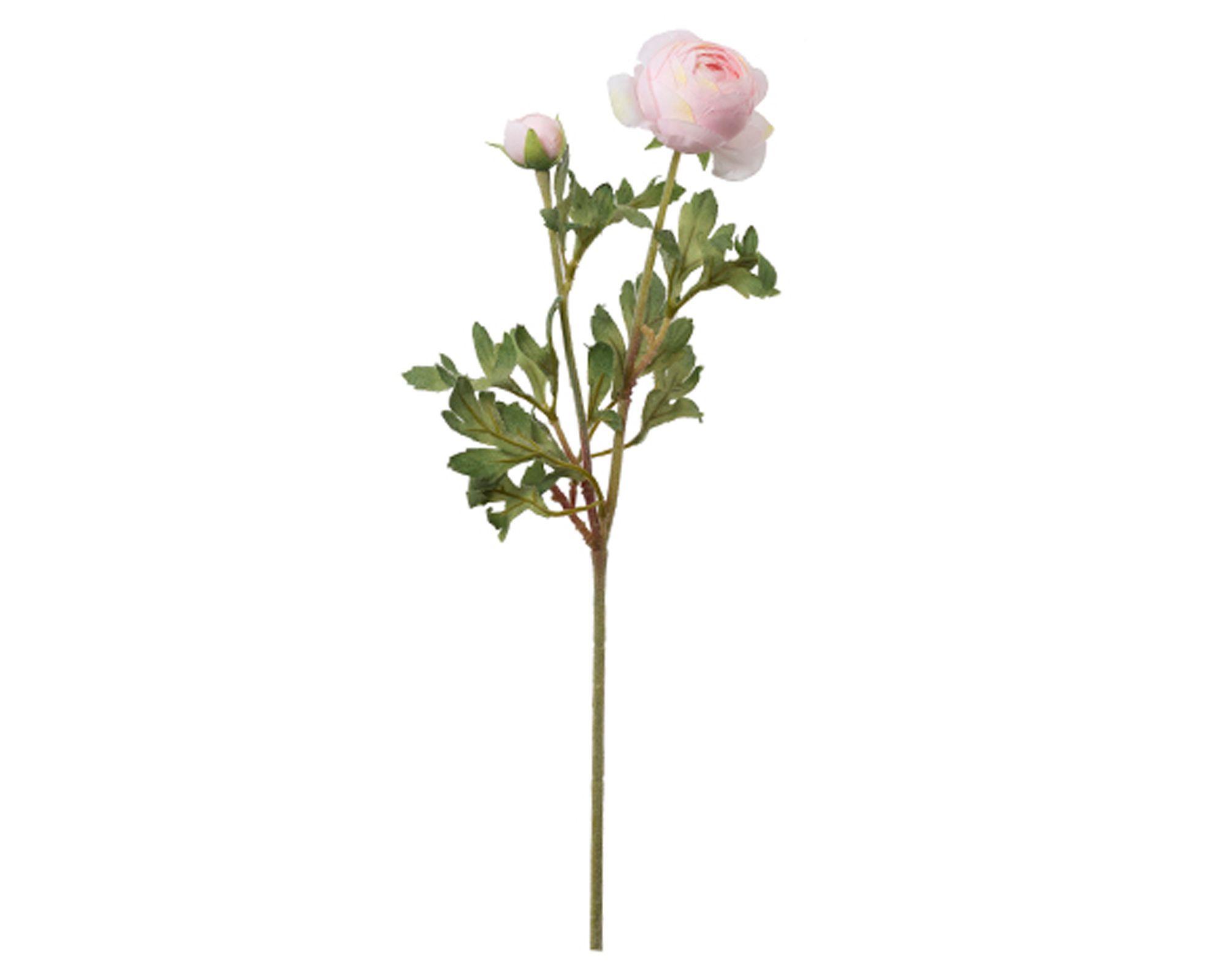 Flor artificial Ranúnculo boton baby rosado The Garden.-0