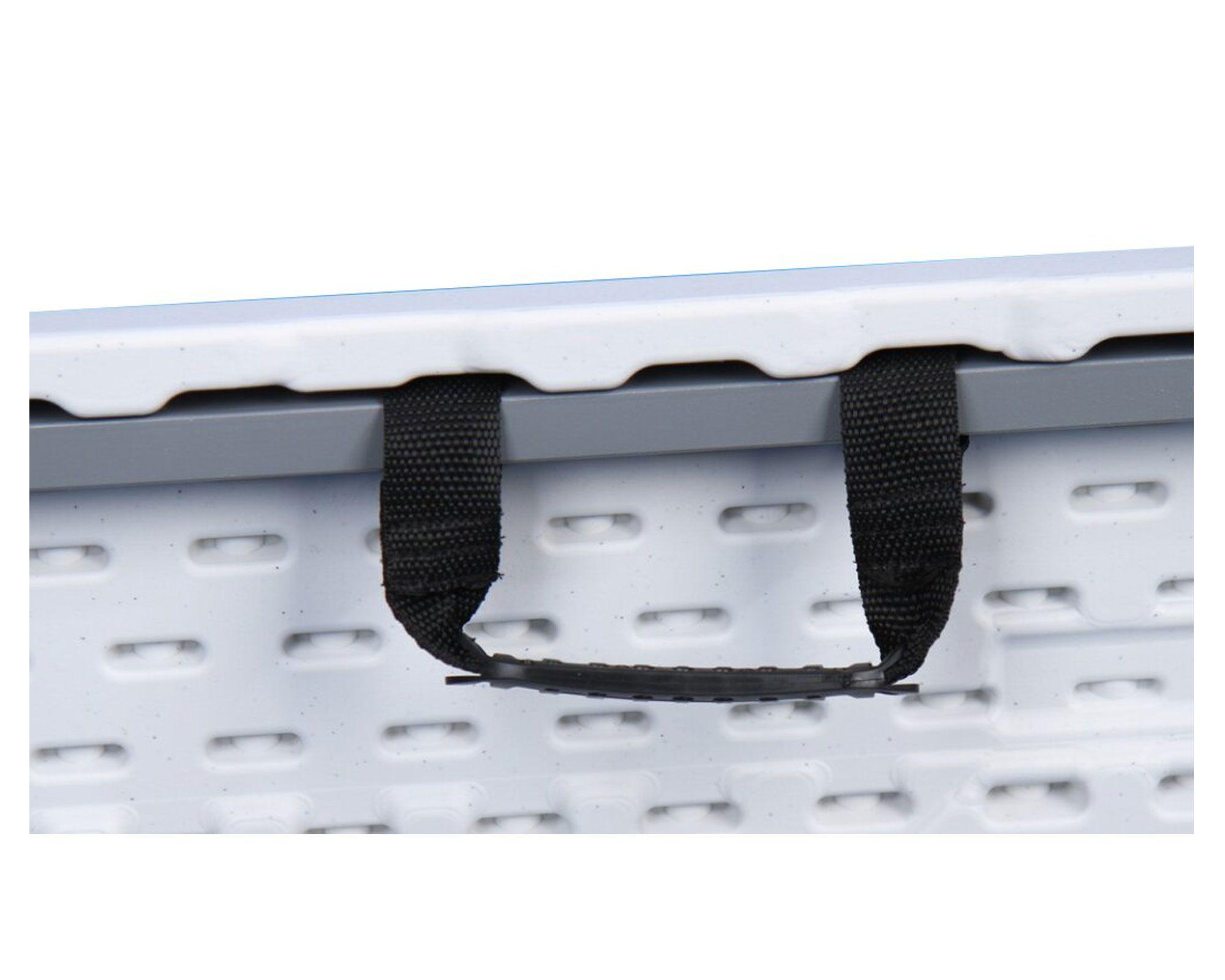 Mesa plegable 180 cm blanco Alpes.-2