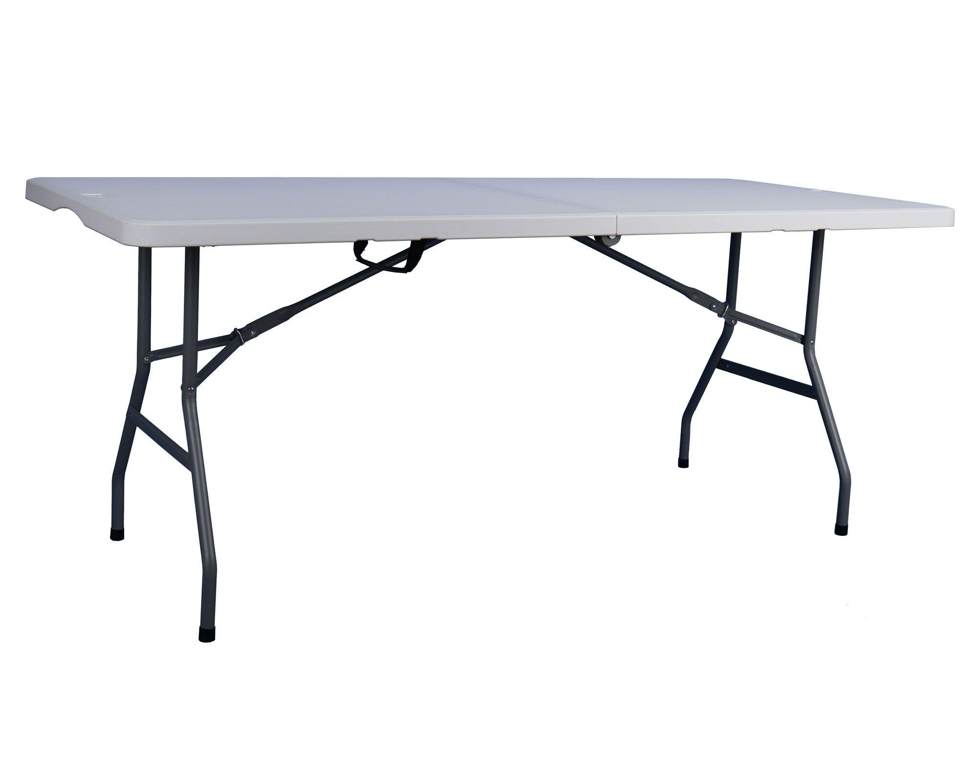 Mesa plegable 180 cm blanco Alpes.-0