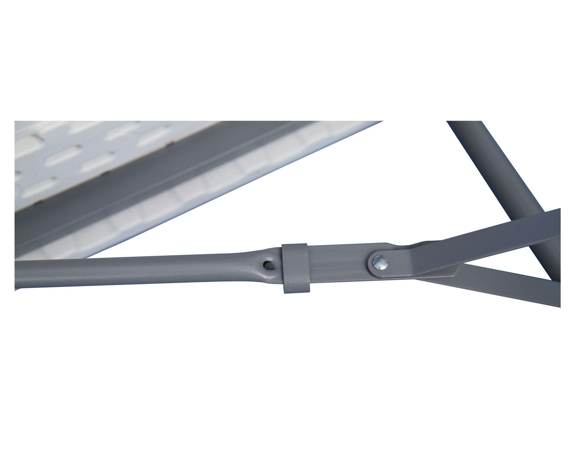 Banco plegable 180 cm blanco Outzen-3