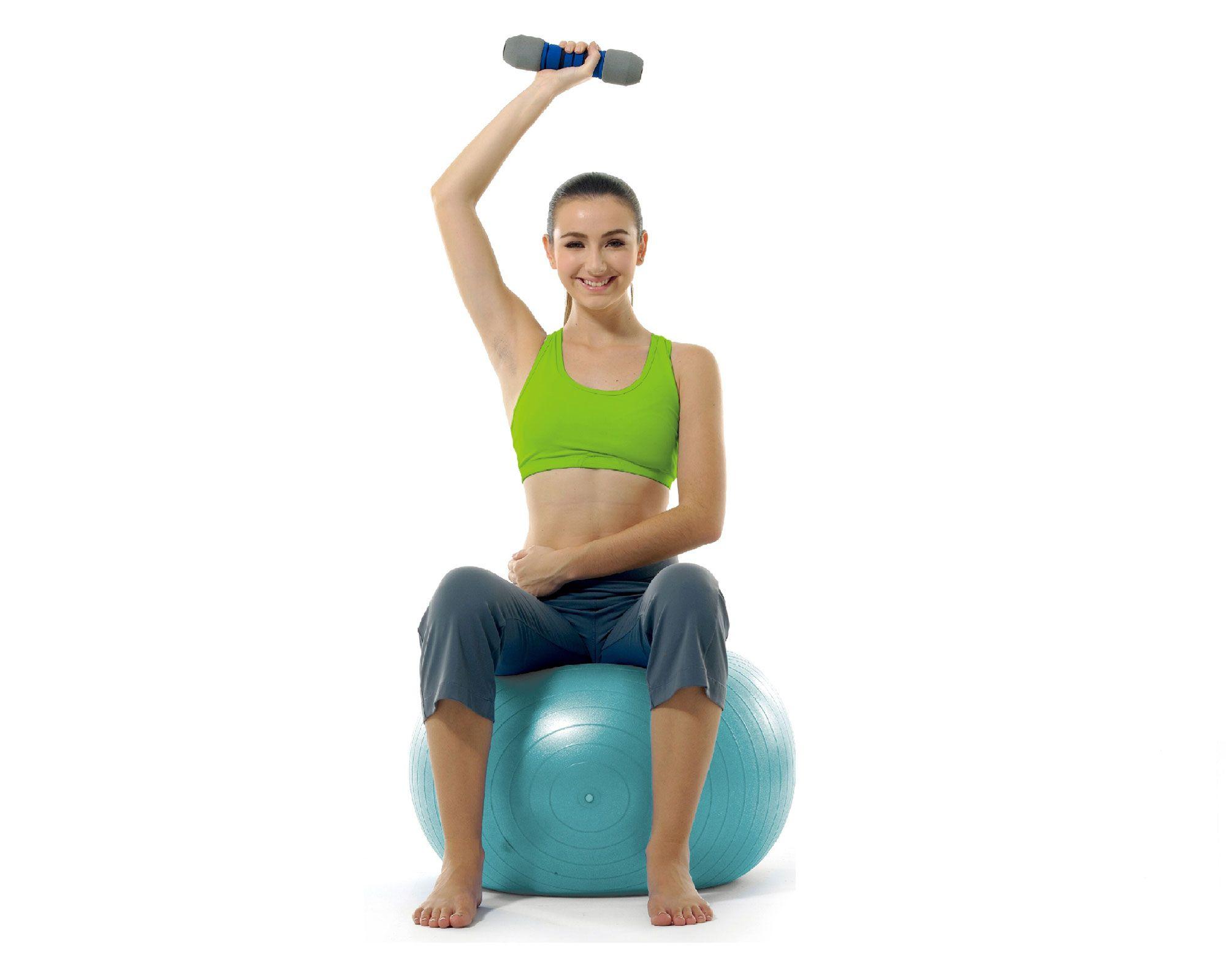 Pelota pilates 75 cm anti burst Radost.-3