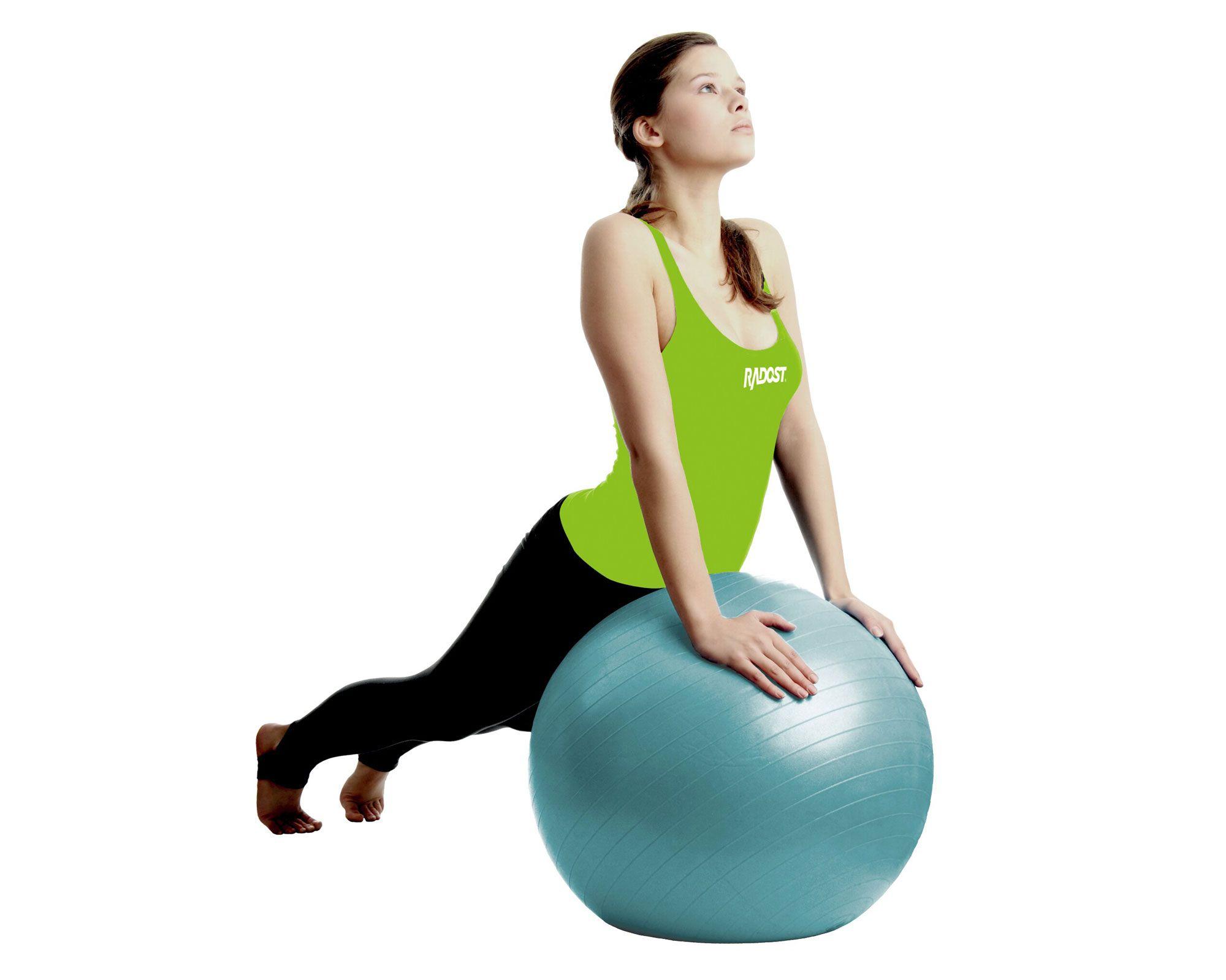 Pelota pilates 75 cm anti burst Radost.-6
