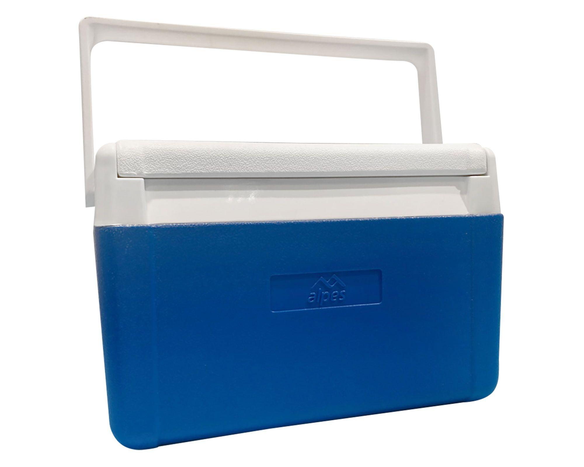 Cooler 5 litros azul/blanco Alpes-0
