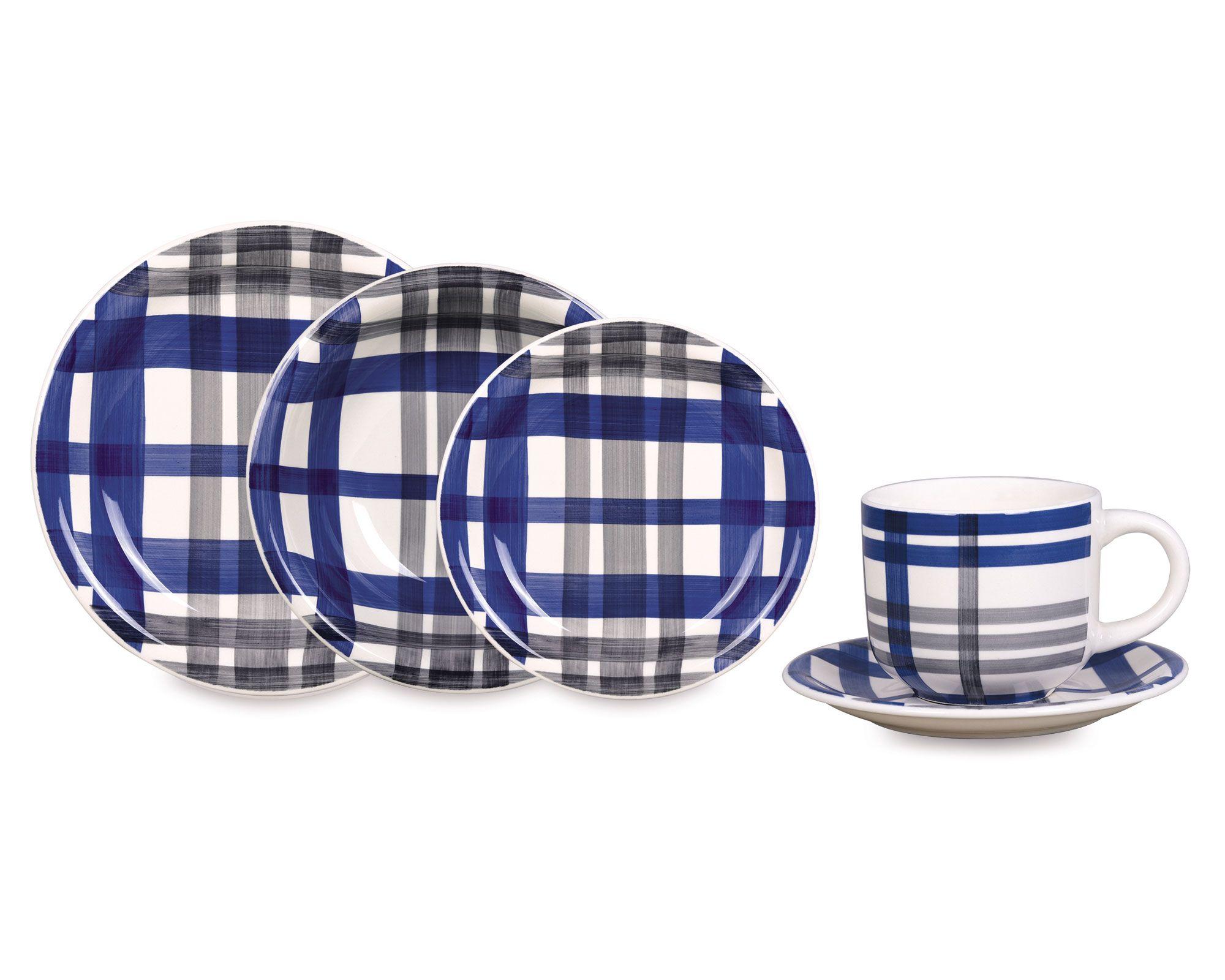 Vajilla 30 piezas Florence Hallen.-0