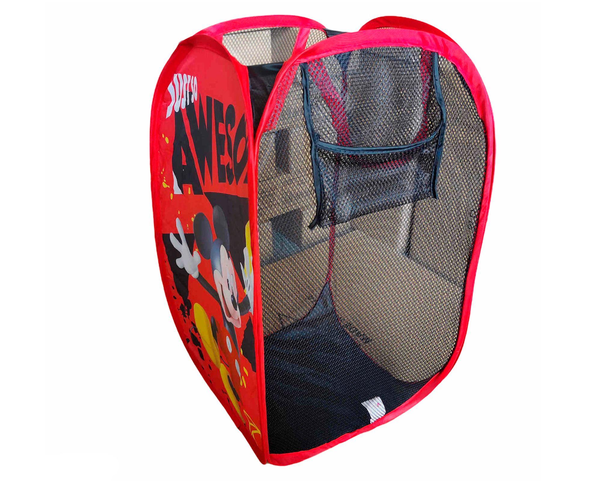 Canasto ropa Mickey rojo Disney.-1