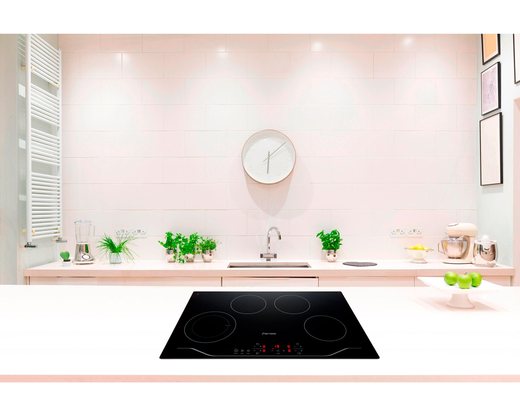 Encimera vitrocerámica 4 quemadores FEV 4T Fensa.-3