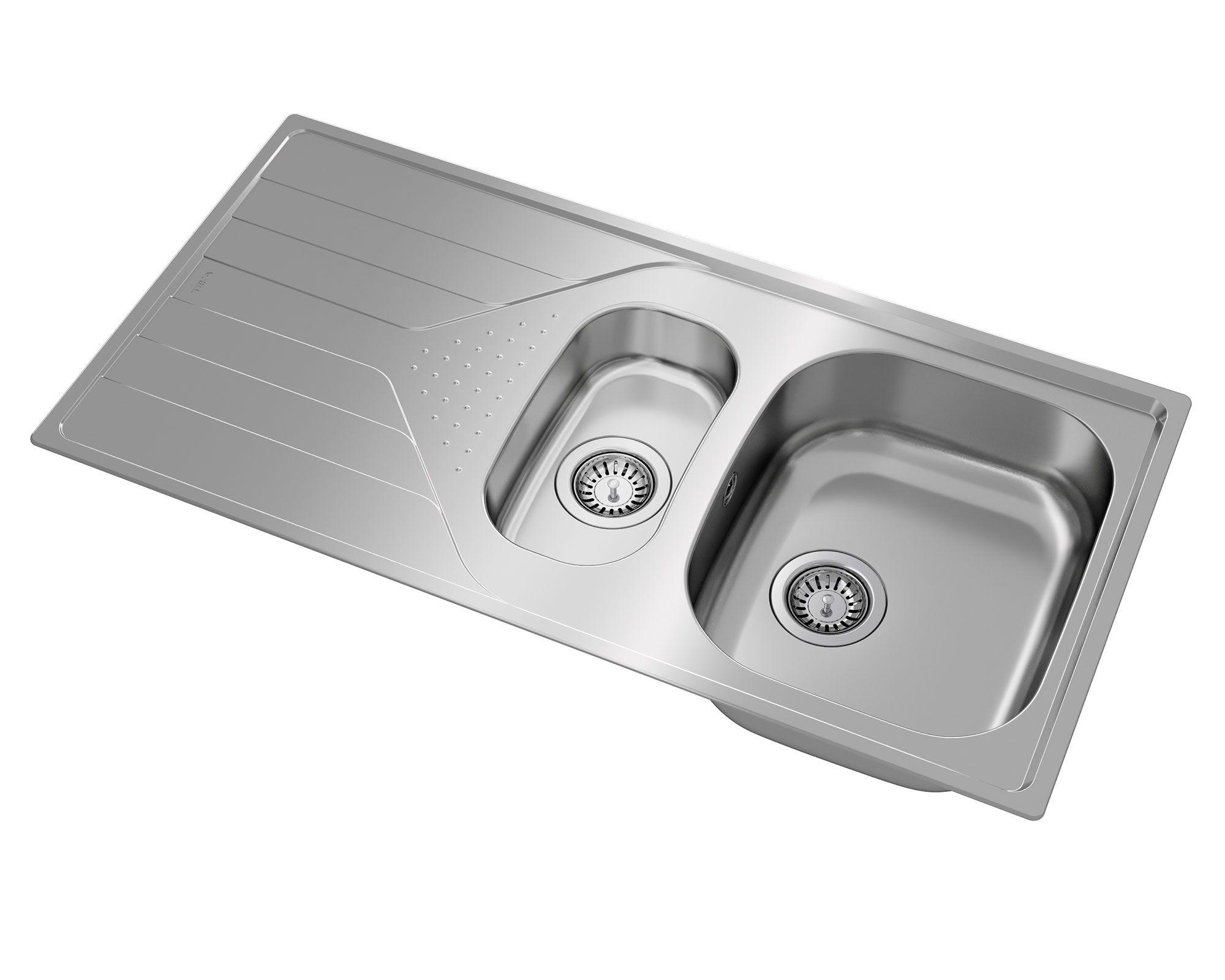 Lavaplatos empotrado 100x50 cm Universe 60 T-XP 1 1/2C 1E Teka-2