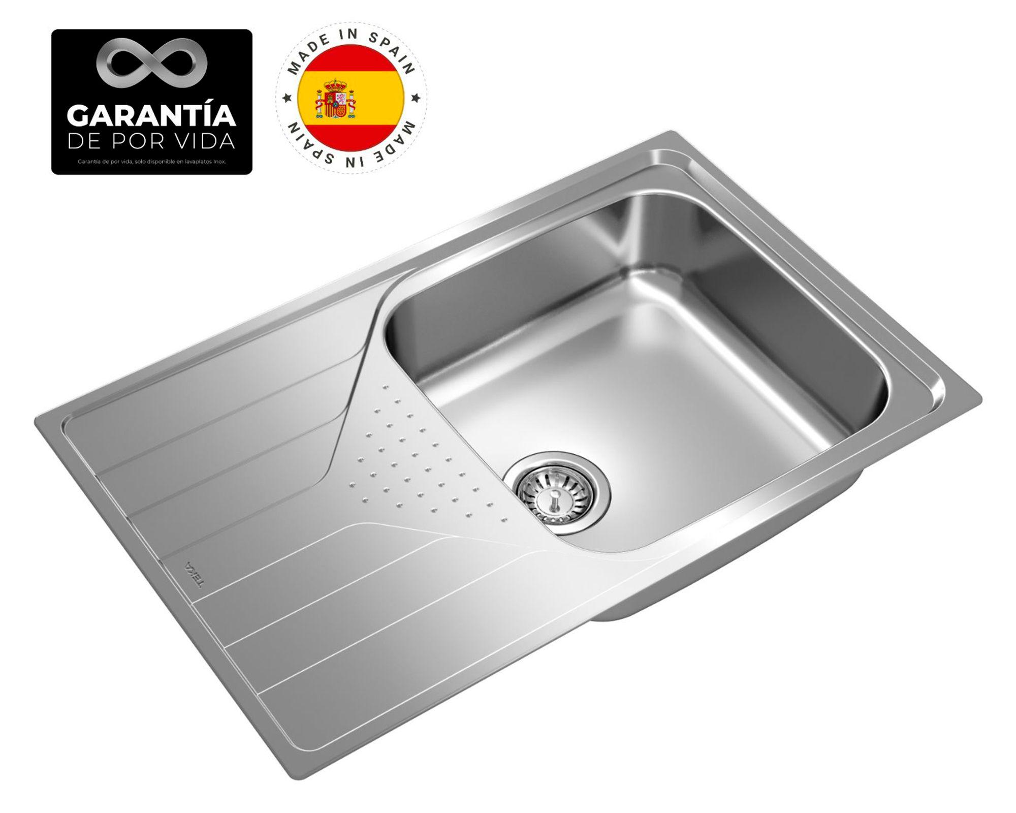 Lavaplatos Universe 50 T-XM 1C 1E Max inox 17.5x79x50 cm-1