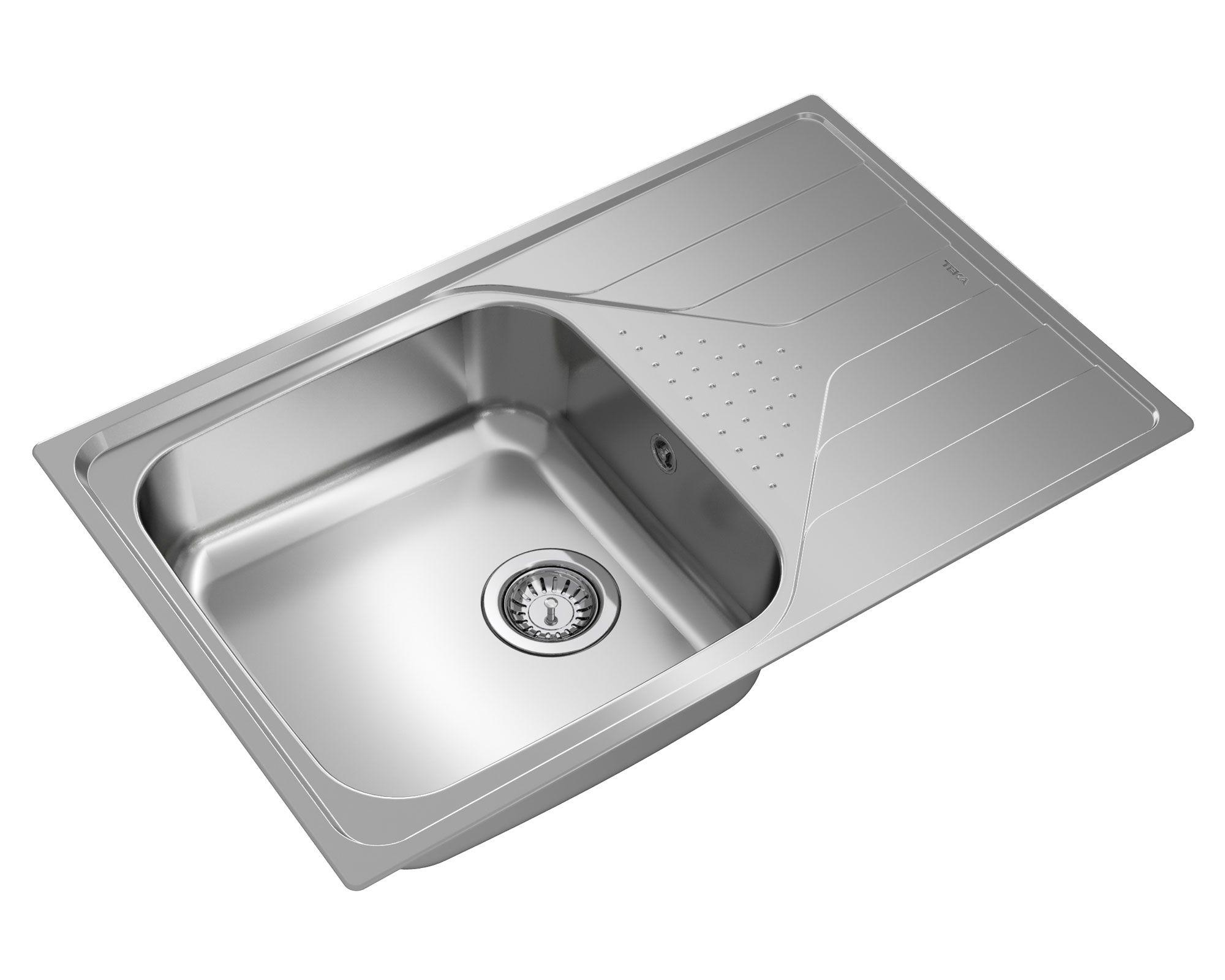 Lavaplatos Universe 50 T-XM 1C 1E Max inox 17.5x79x50 cm-3