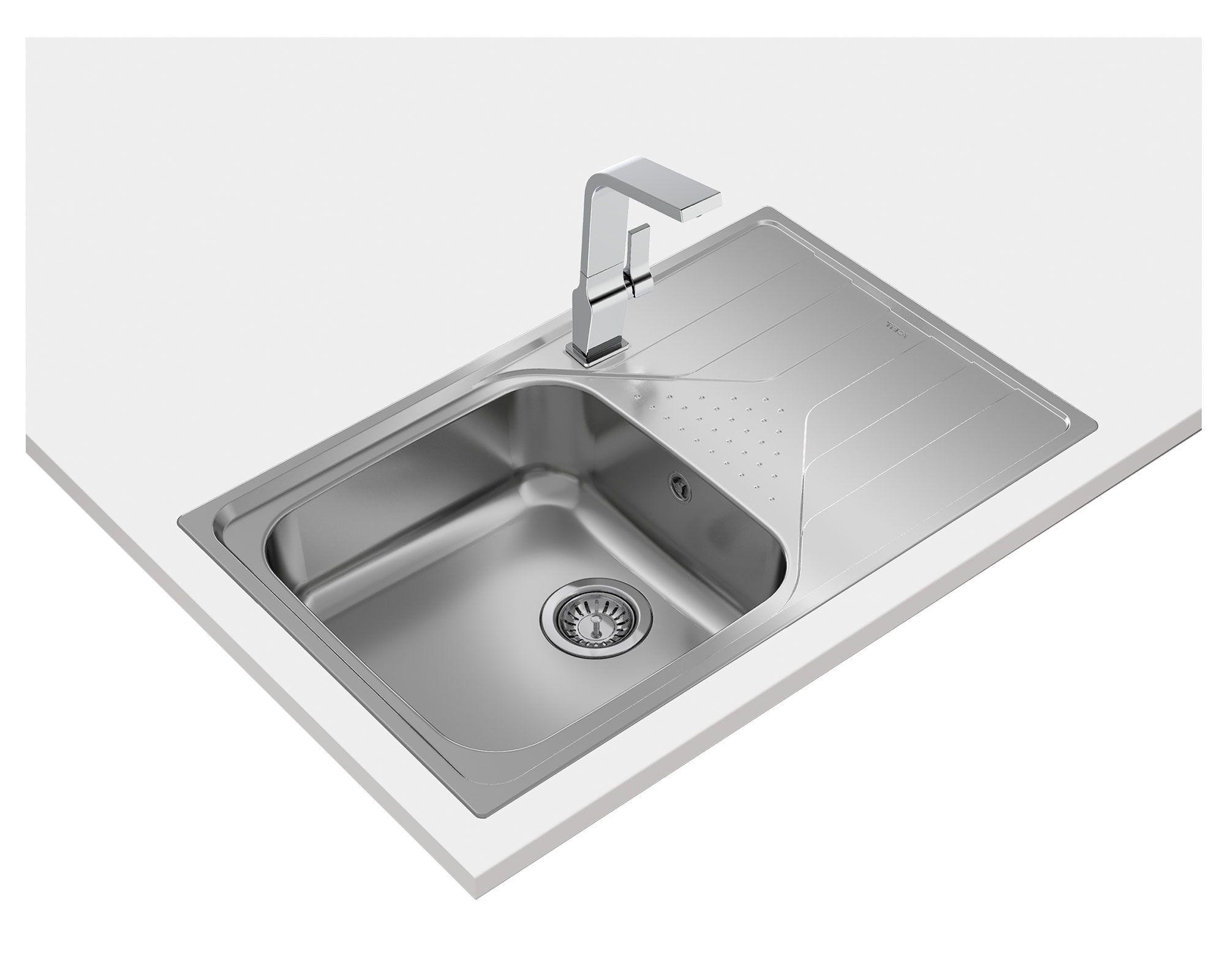 Lavaplatos Universe 50 T-XM 1C 1E Max inox 17.5x79x50 cm-4