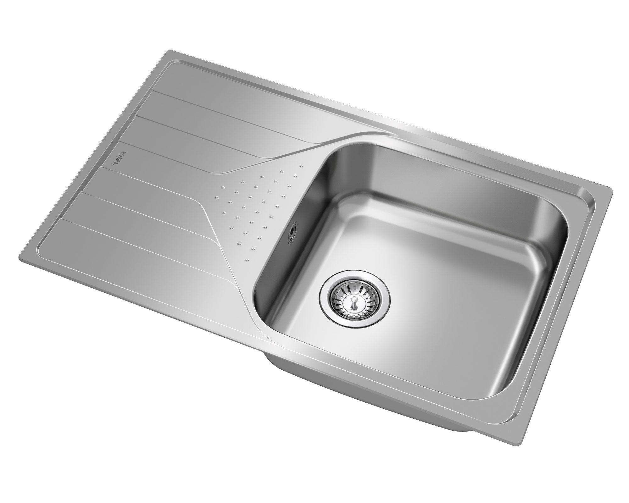 Lavaplatos Universe 50 T-XM 1C 1E Max inox 17.5x79x50 cm-2