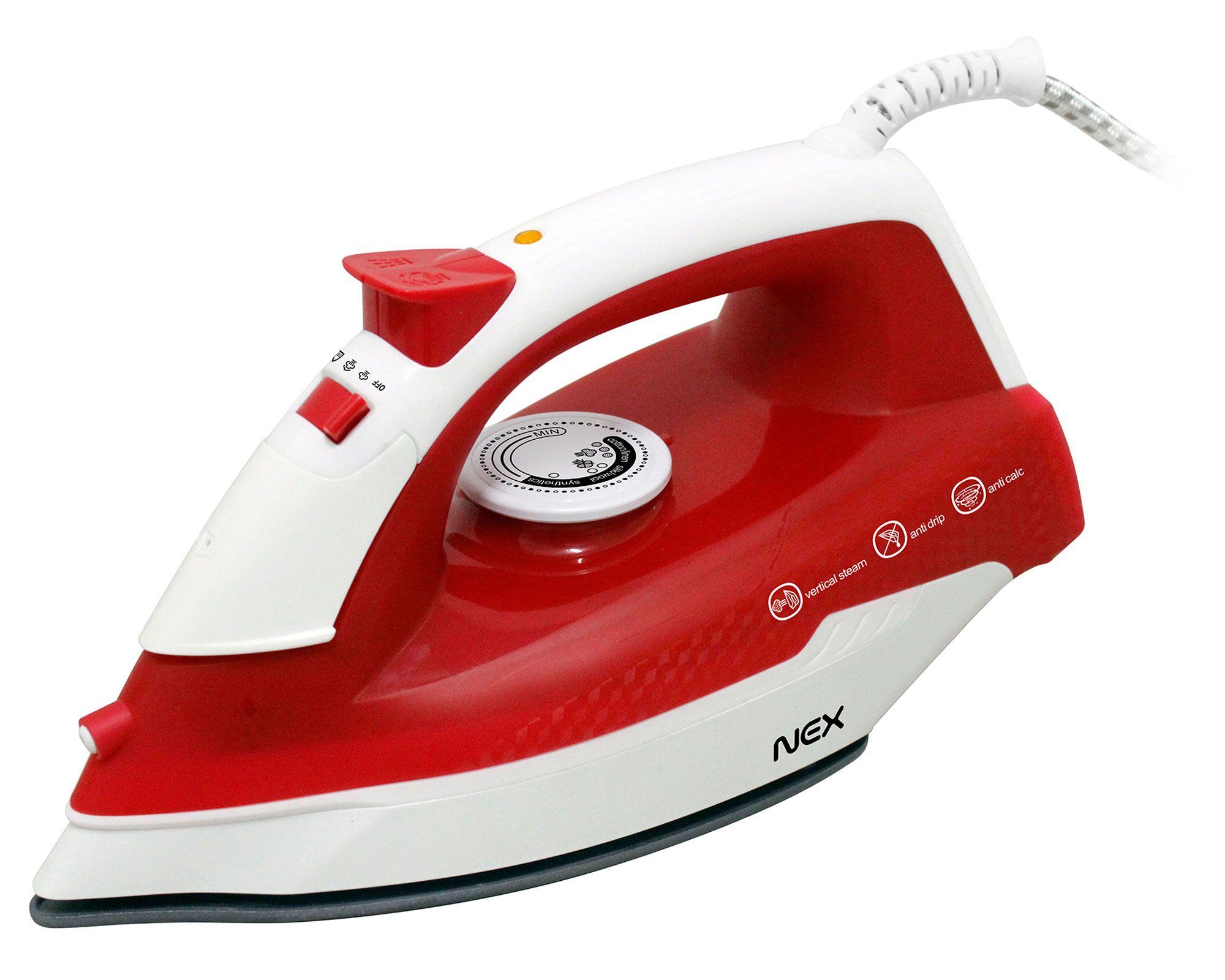 Plancha a vapor 2200W SI003OI20 rojo Nex-0