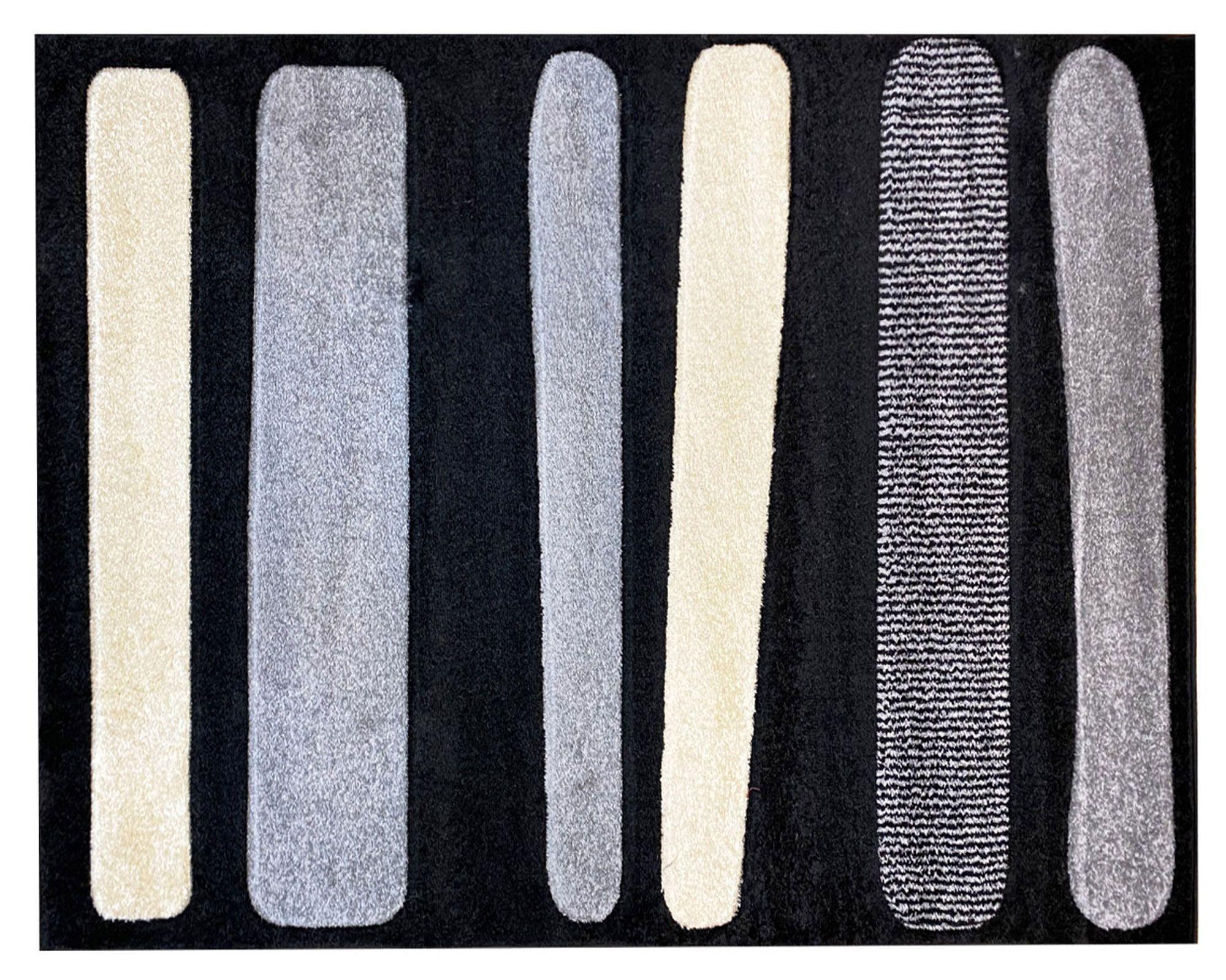 Alfombra 133x190 cm Hawaii 2 gris/negro Dib.-0