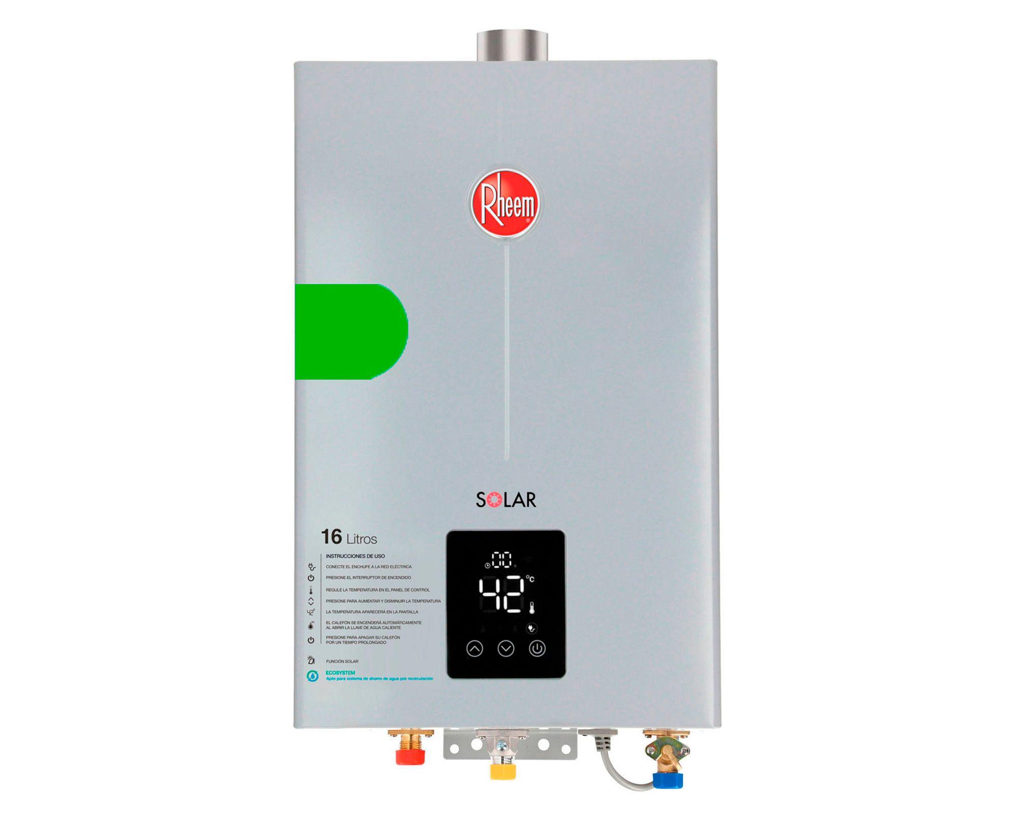 Calefont tiro forzado 16 litros Prestige gas licuado-0