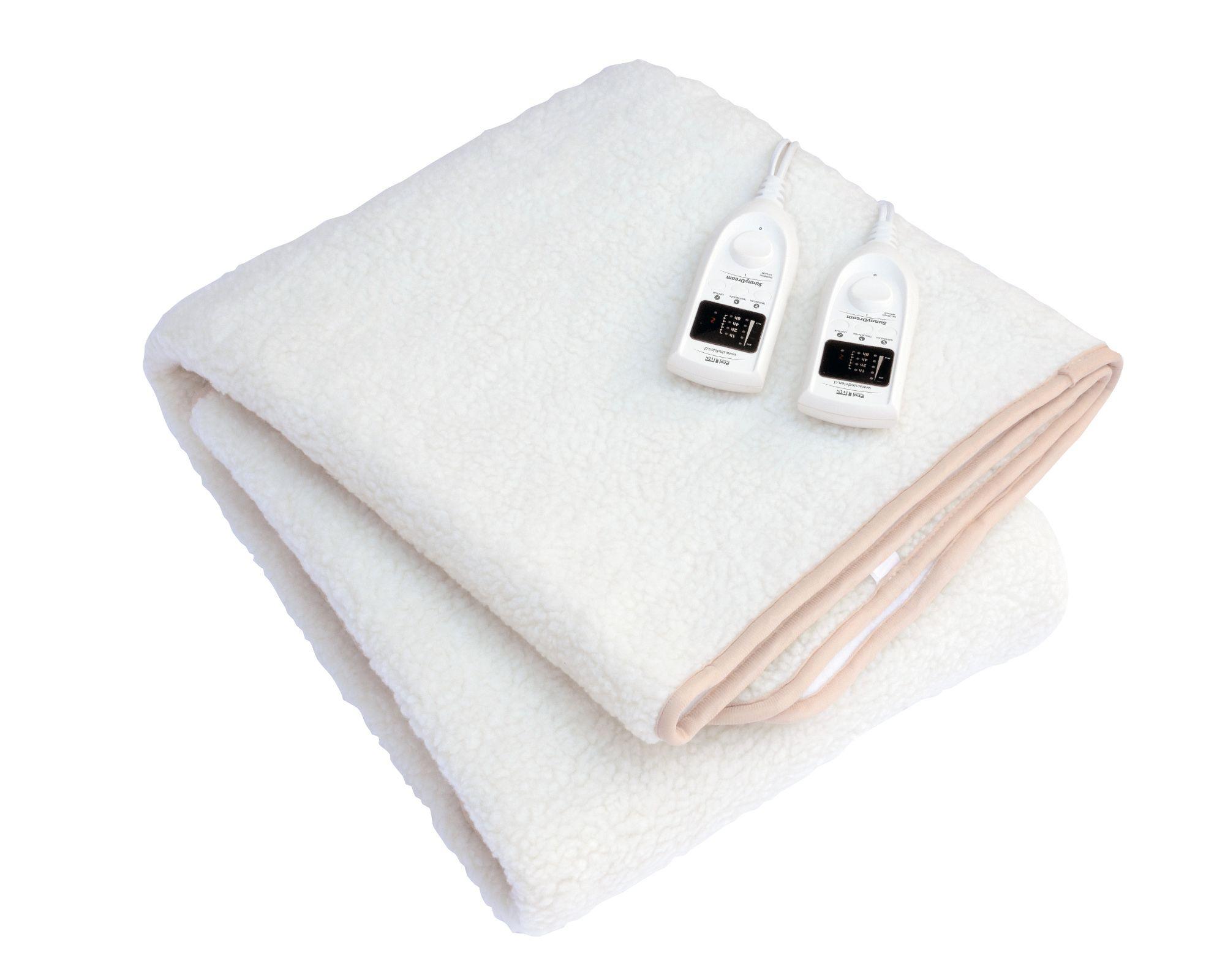 Calientacama 2 plazas 60W CC-B212BL Sunnydream blanco Sindelen.-0