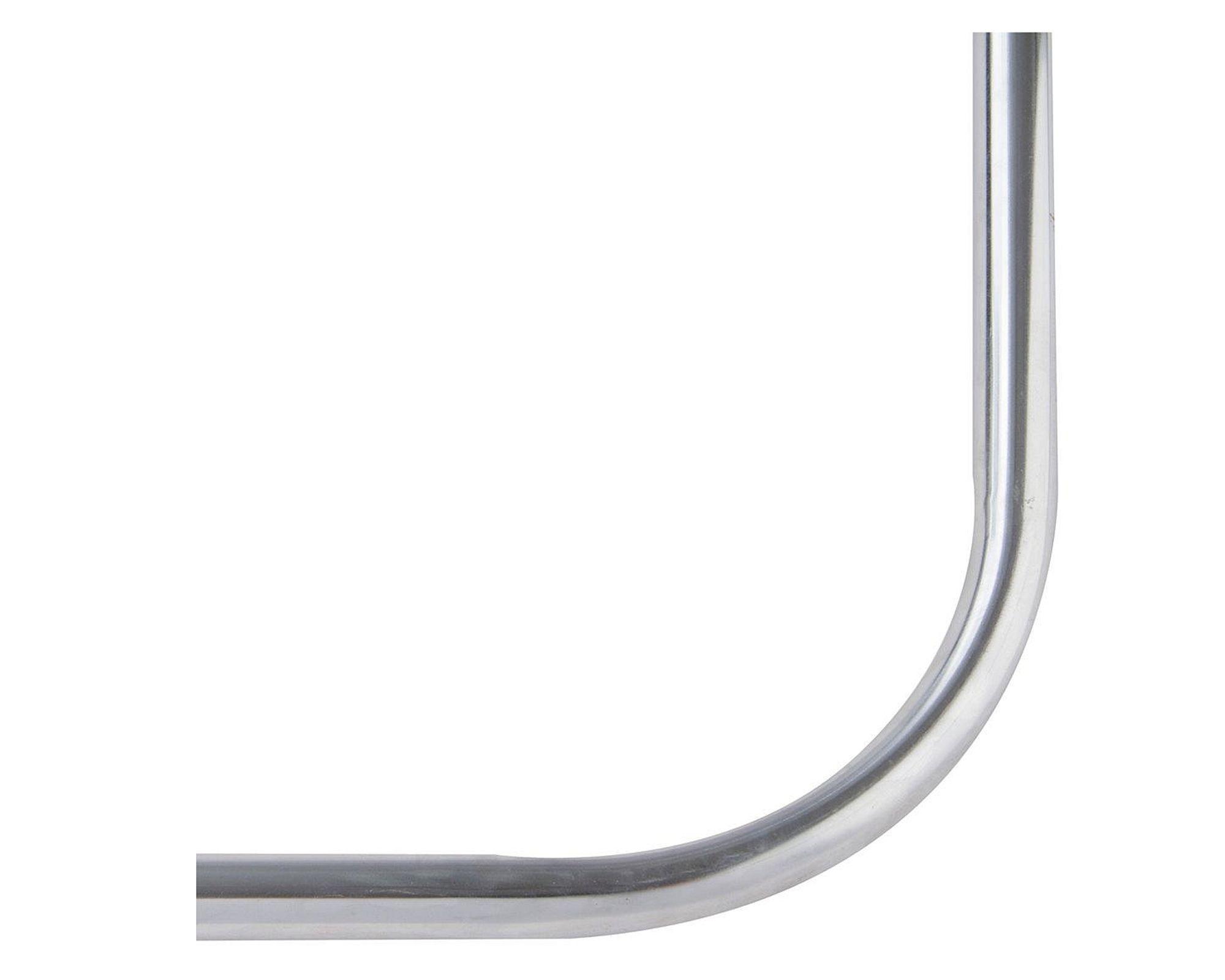 Barra cortina baño 80x80 cm angular cromada Metalhsa-0