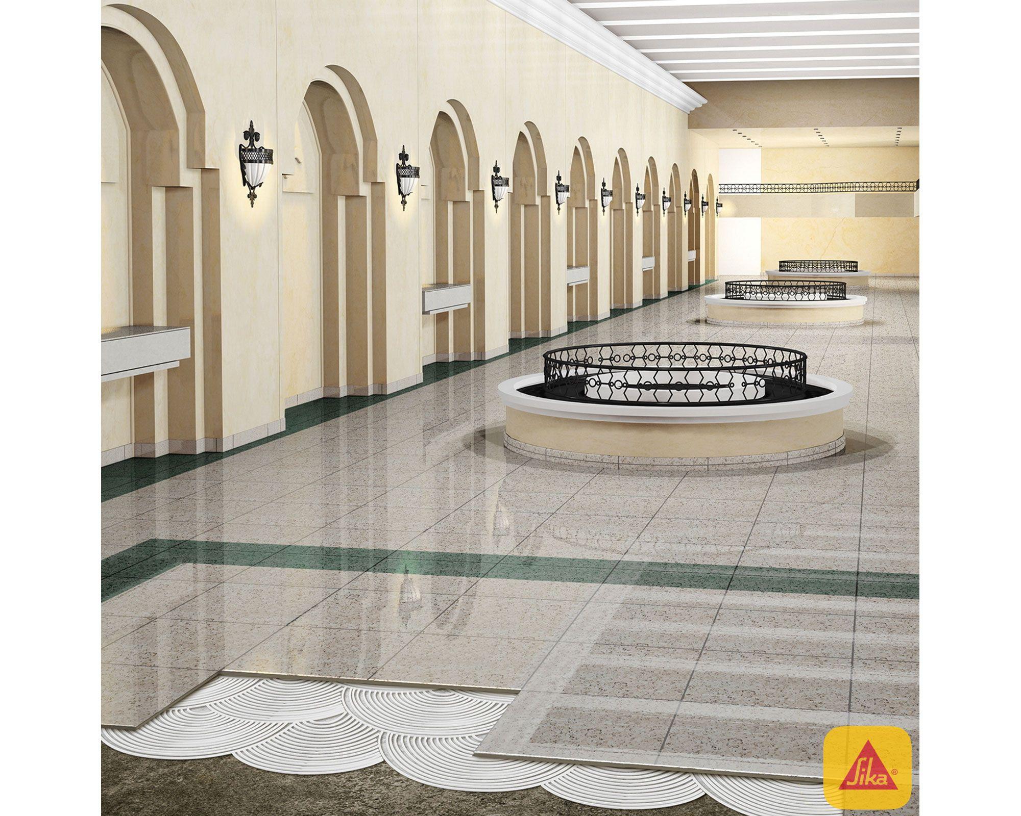 Adhesivo cerámico porcelanato 25 kg Sikaceram 100 gris Sika.-3