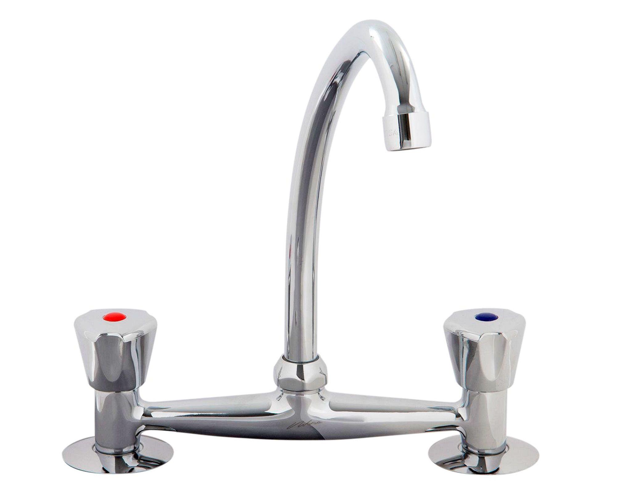 Combinación lavaplatos rapel cromo Nibsa-0