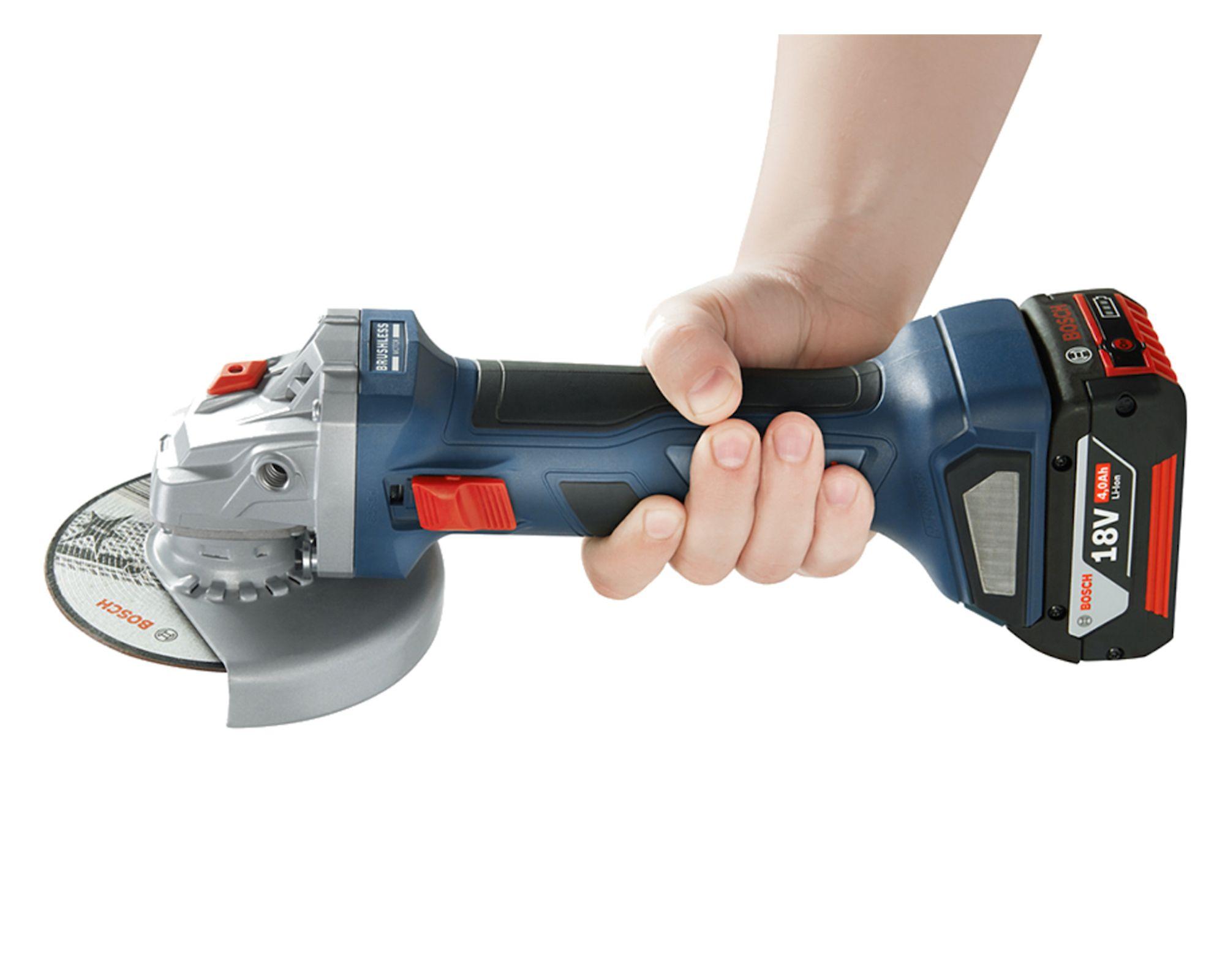 Esmeril angular inalámbrico 5'' 18V GWS 180-LI Bosch.-2