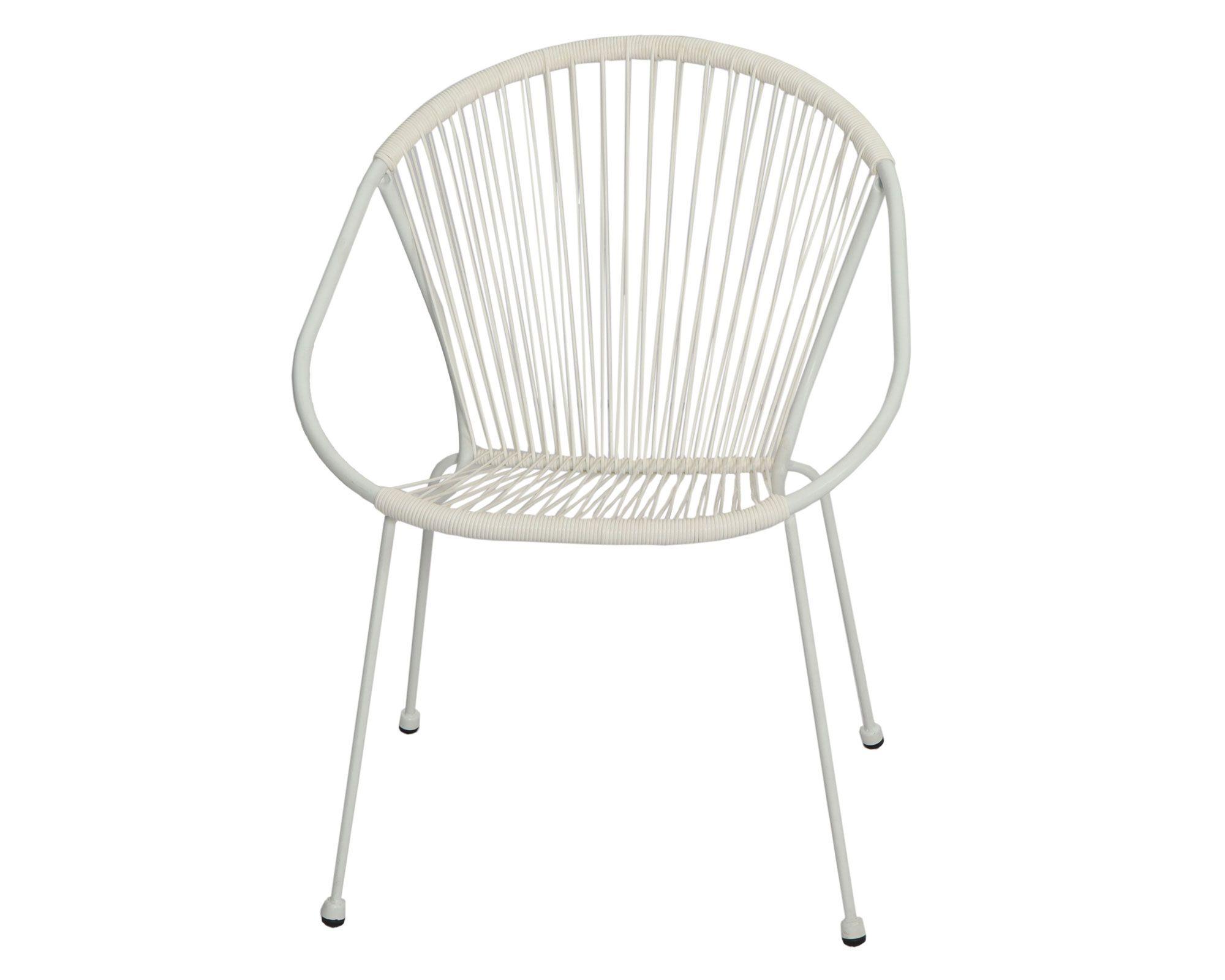 Set terraza 2 personas Silvestre blanco Outzen-2