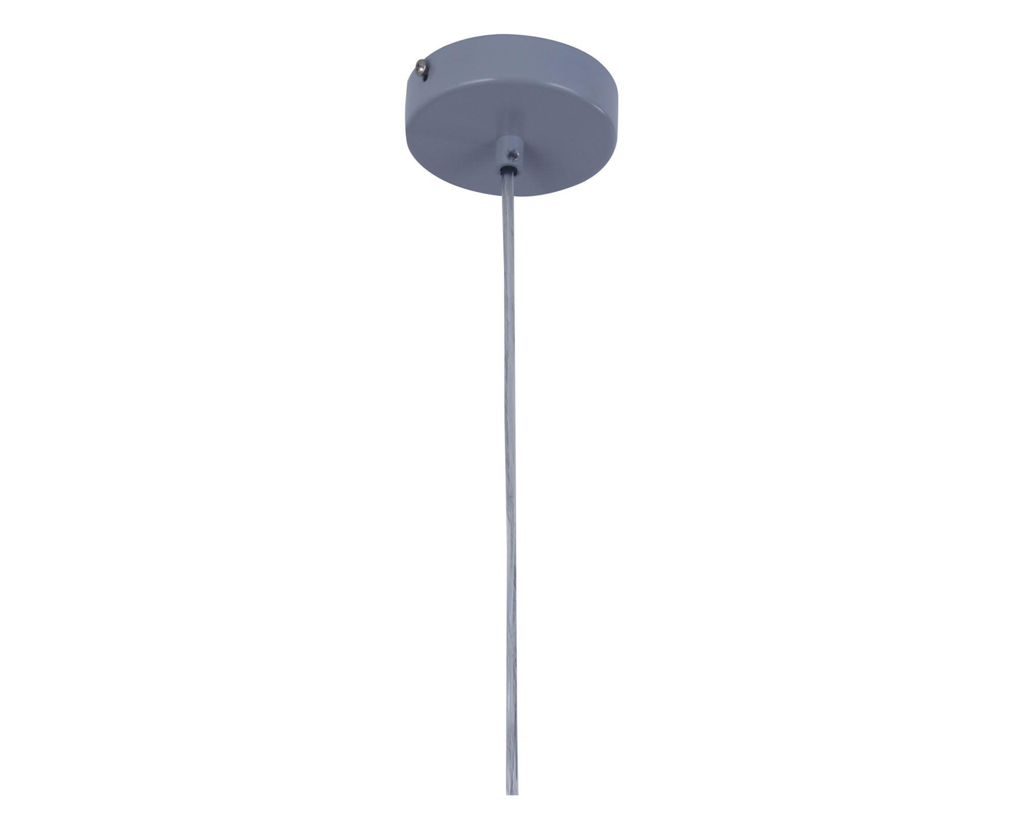 Lámpara colgar 1L E27 Dafne gris Abitare-2