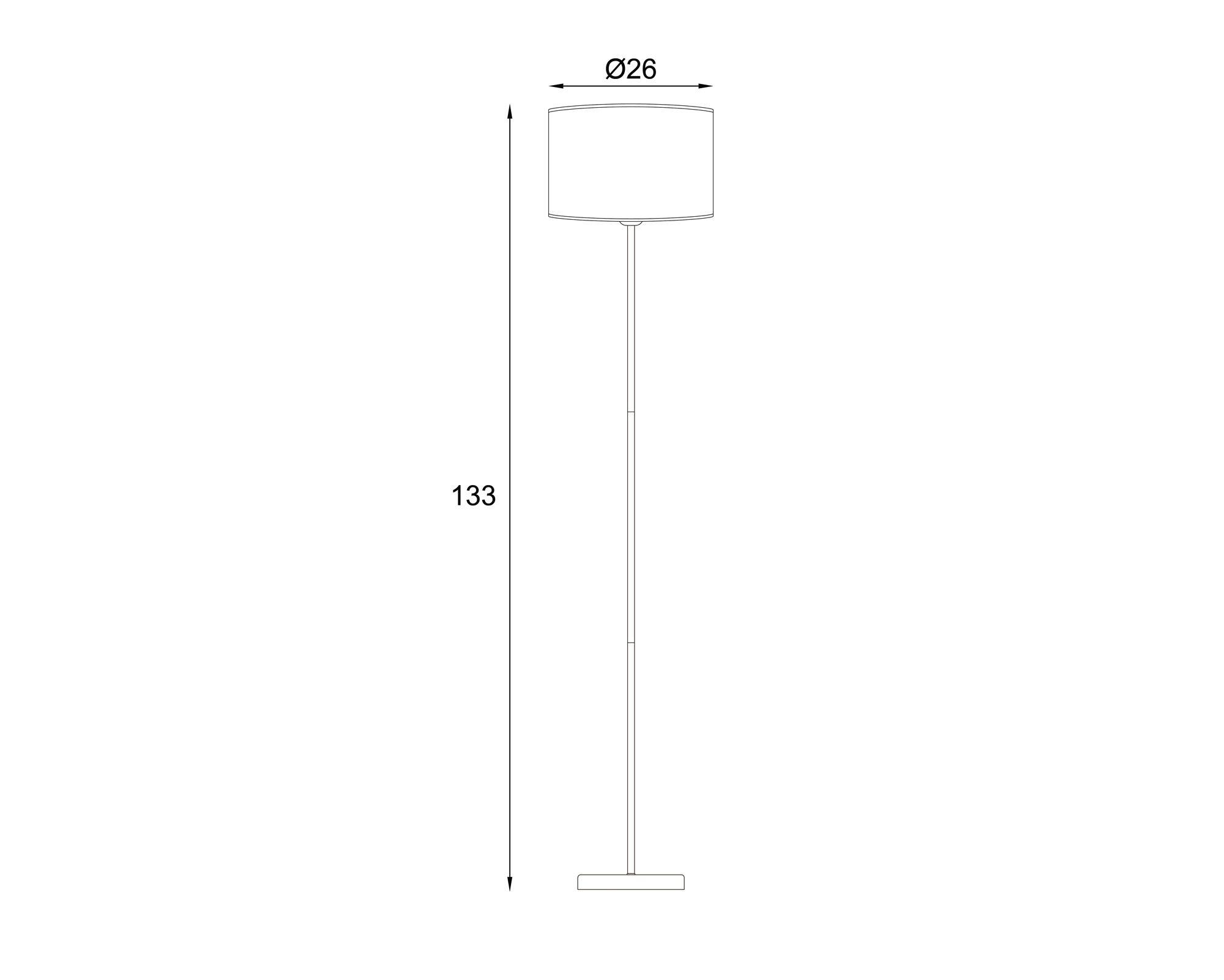 Lámpara de pie 1L E27 Haldus Abitare-3