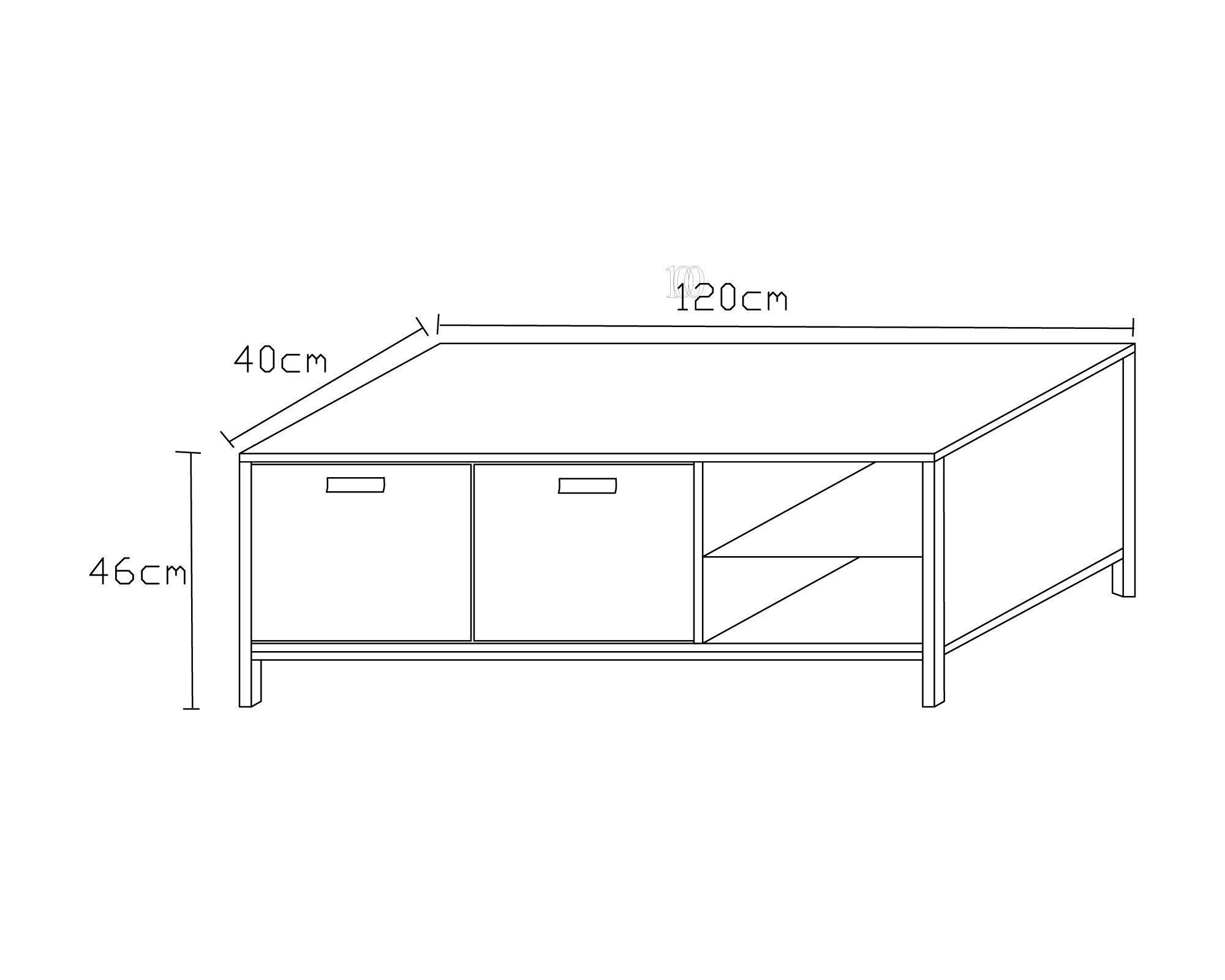 Rack TV Jack natural M+Design-5