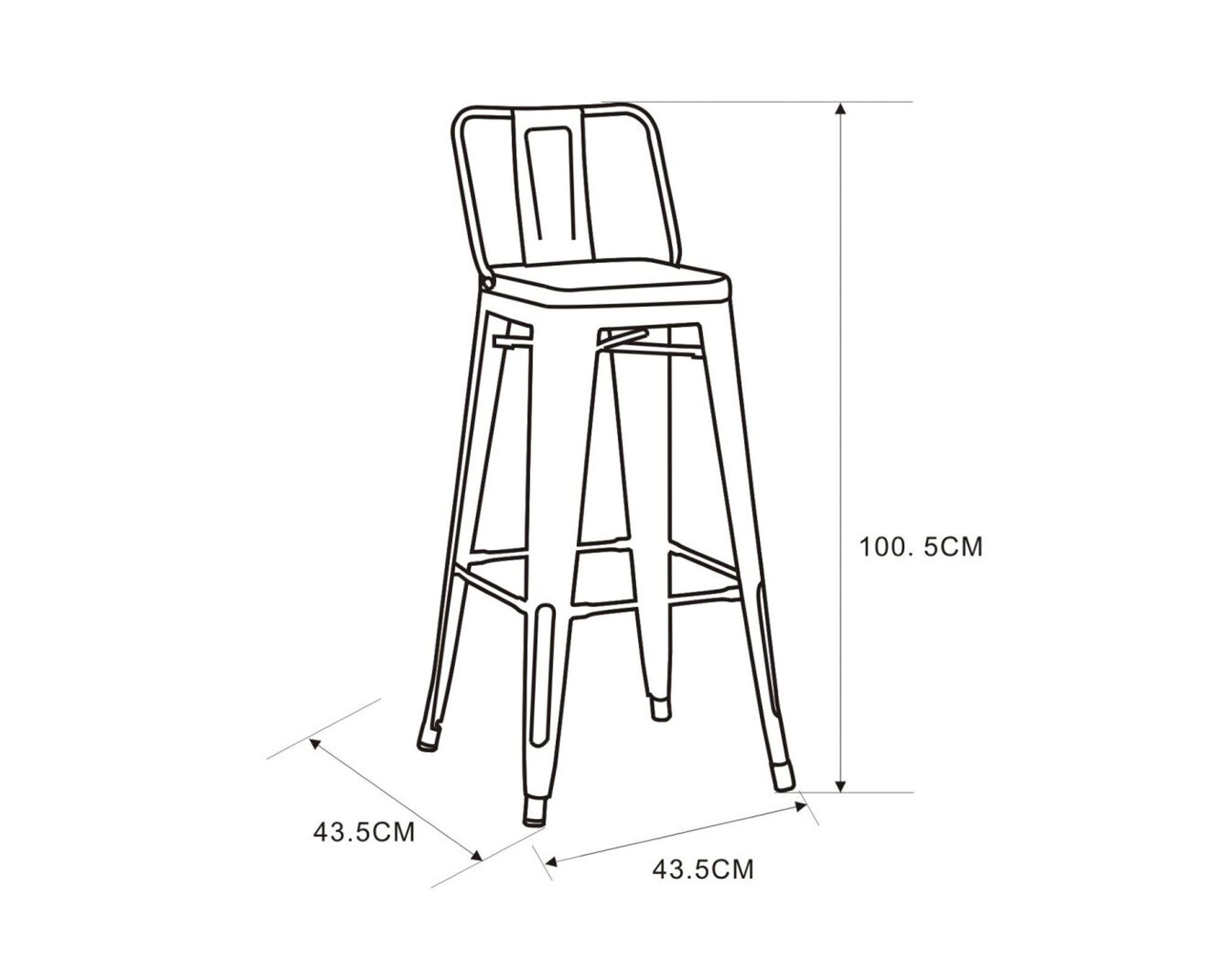 Silla bar Spot cooper blanco-5