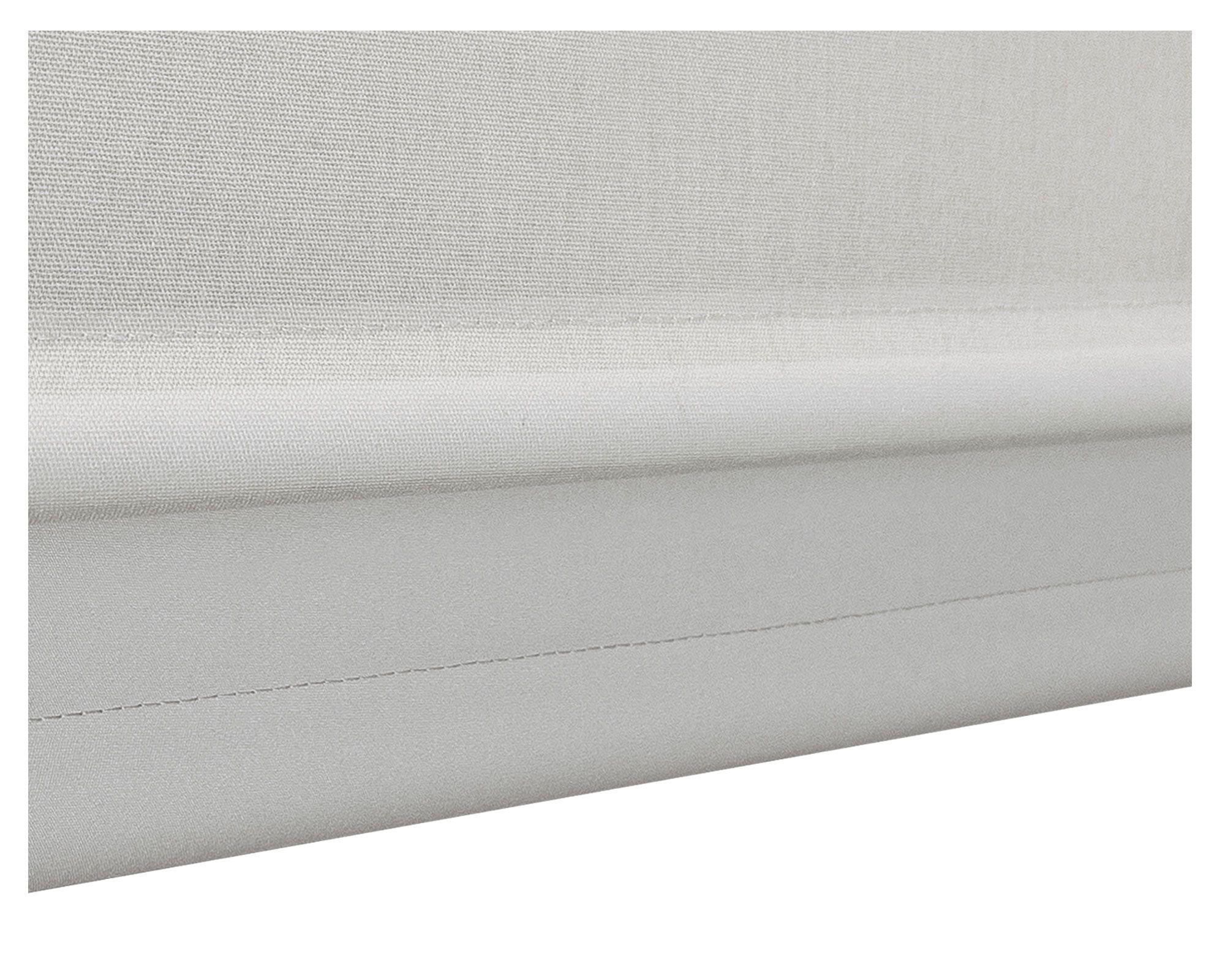 Cortina roller blackout doble 250x250 cm liso gris Cotidiana-2
