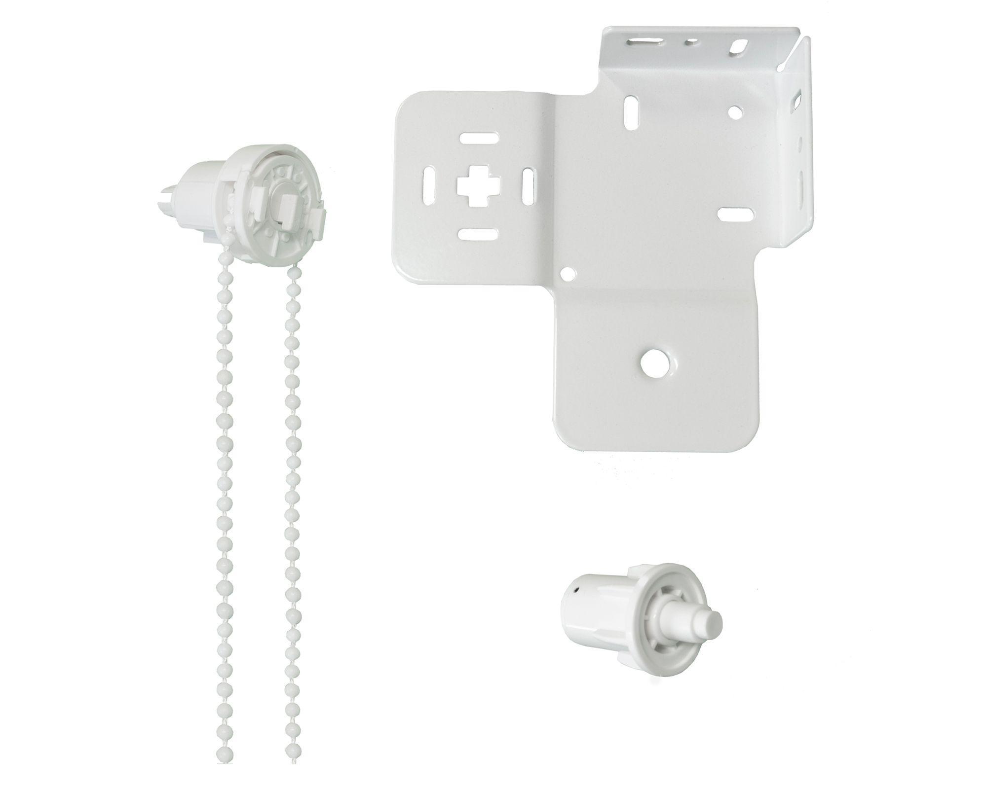 Cortina roller blackout doble 160x165 cm Sunscreen blanco-6