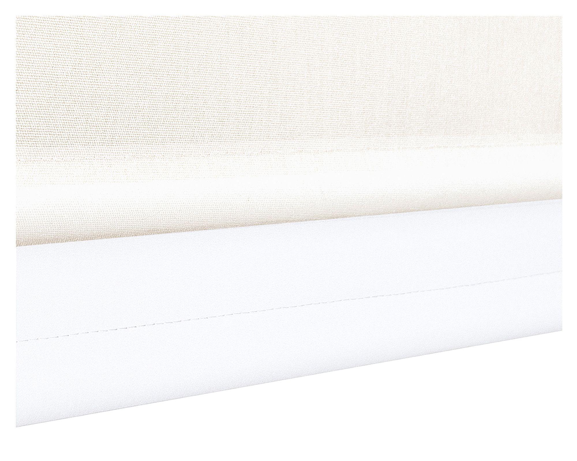 Cortina roller blackout doble 160x165 cm Sunscreen blanco-4