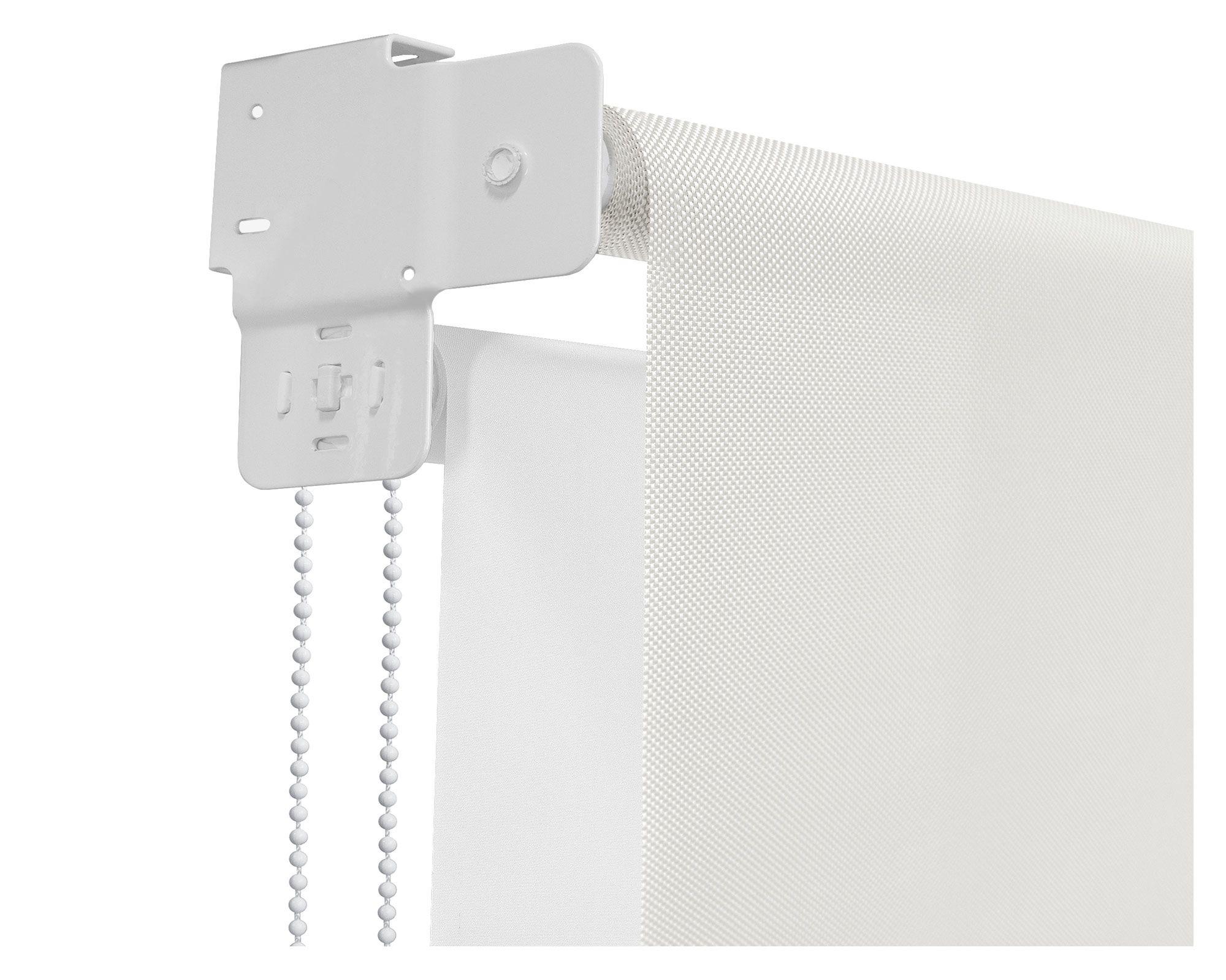 Cortina roller blackout doble 160x250 cm Sunscreen blanco Cotidiana-2