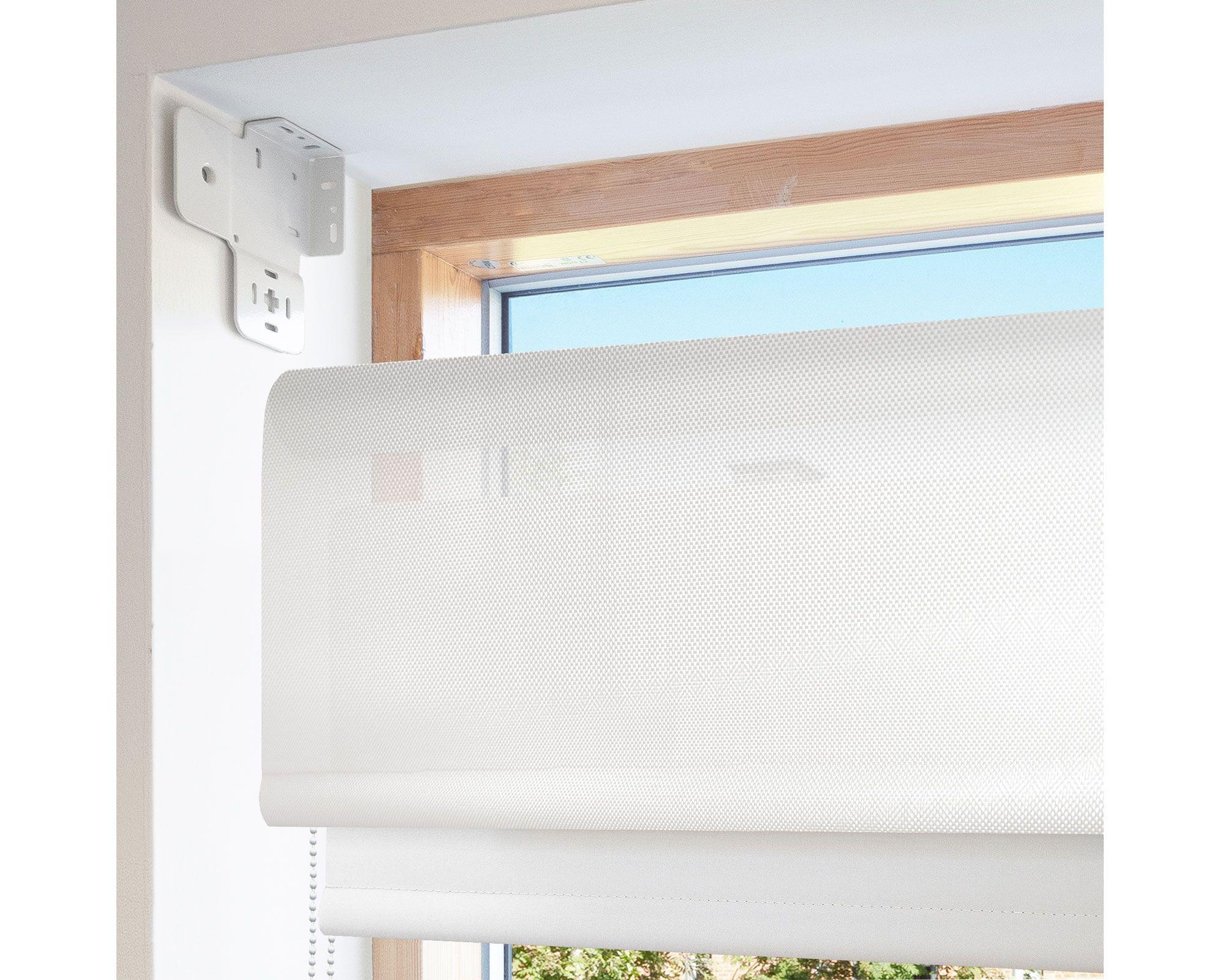 Cortina roller blackout doble 160x250 cm Sunscreen blanco Cotidiana-5