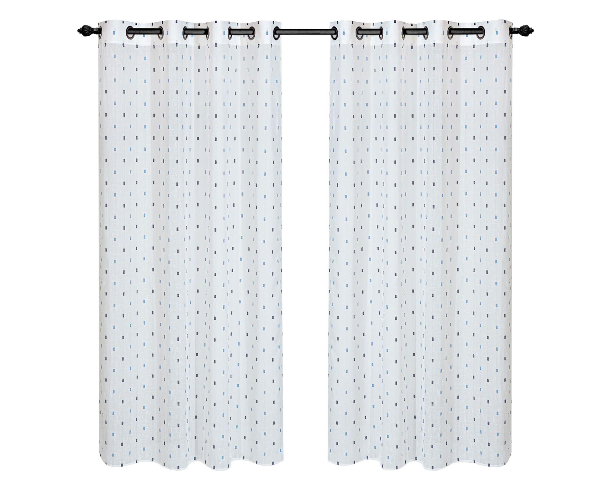 Cortina 140x230 cm puntos Cotidiana-0