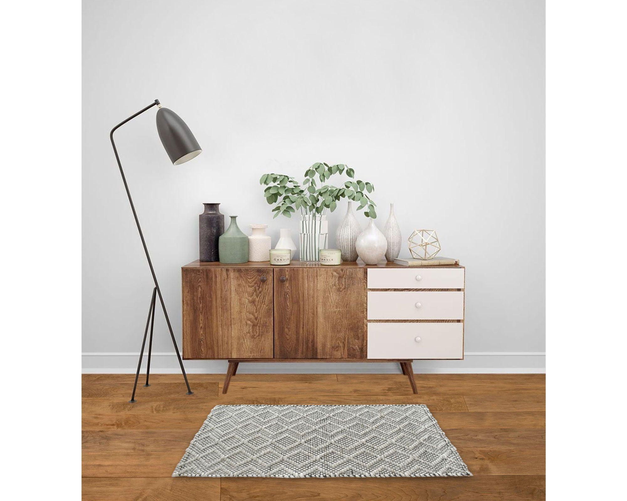 Alfombra 60x90 cm rombos Cotidiana-3