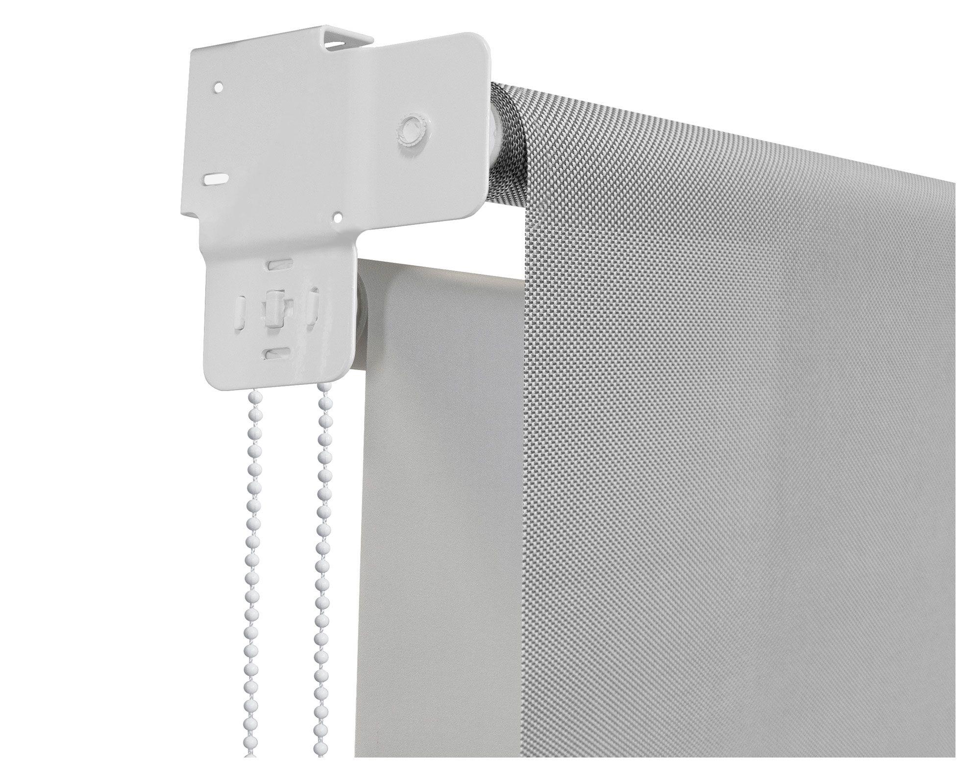 Cortina roller blackout doble 150x250 cm Sunscreen gris Cotidiana-1