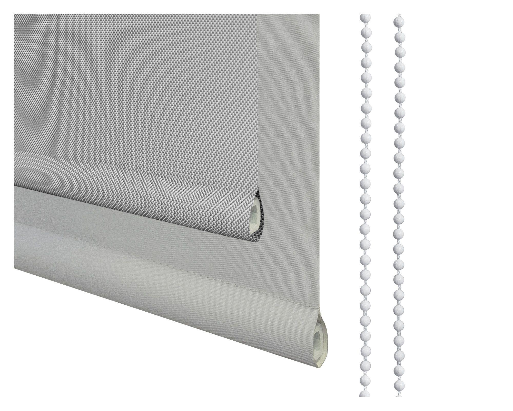 Cortina roller blackout doble 180x250 cm Sunscreen gris Cotidiana-3