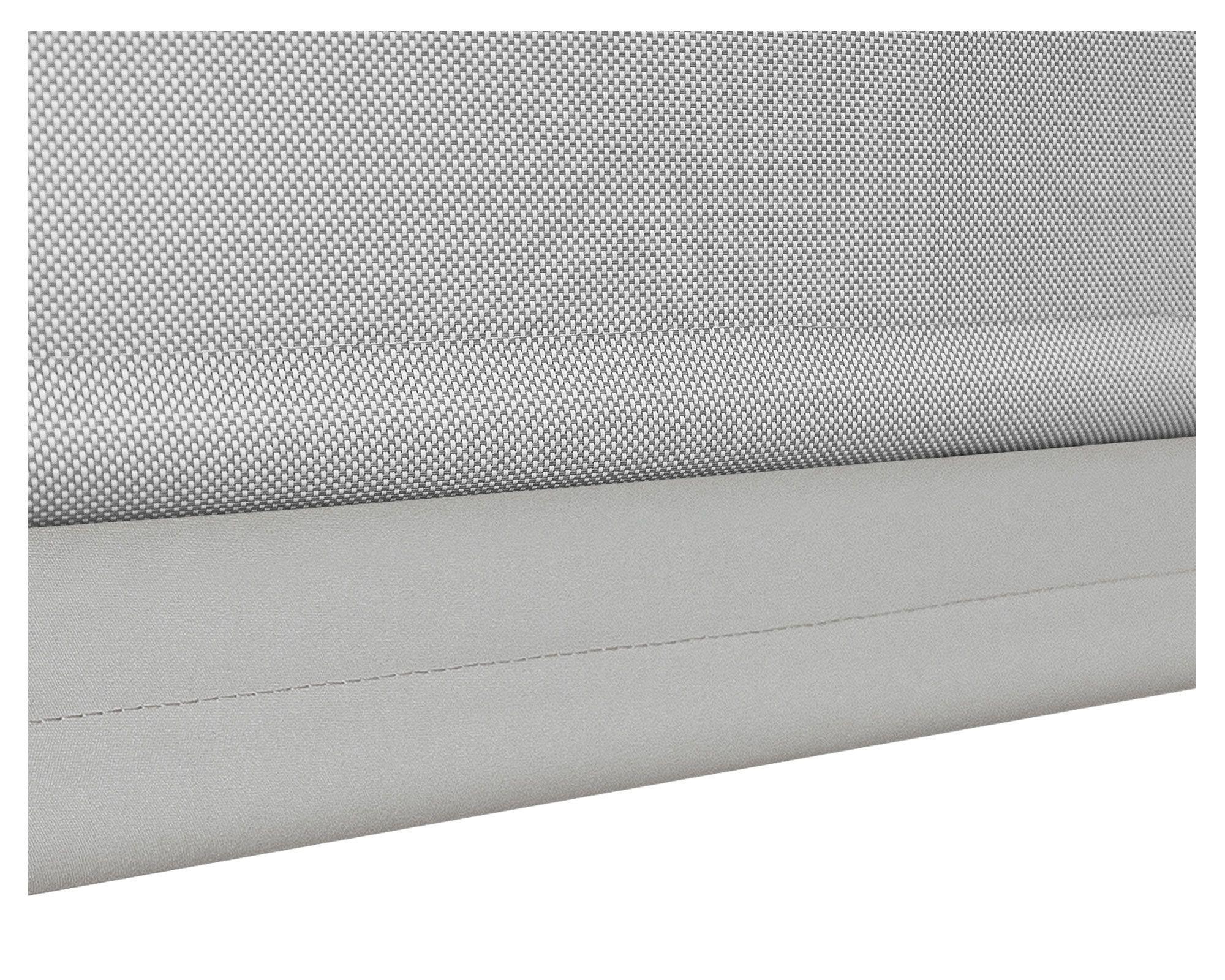 Cortina roller blackout doble 250x250 cm Sunscreen gris Cotidiana-2